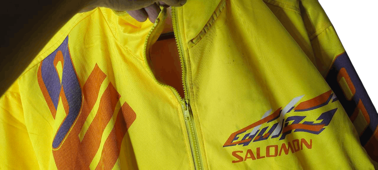 Vintage VINTAGE SALOMON WINDBREAKER JACKET Size US L / EU 52-54 / 3 - 11 Thumbnail
