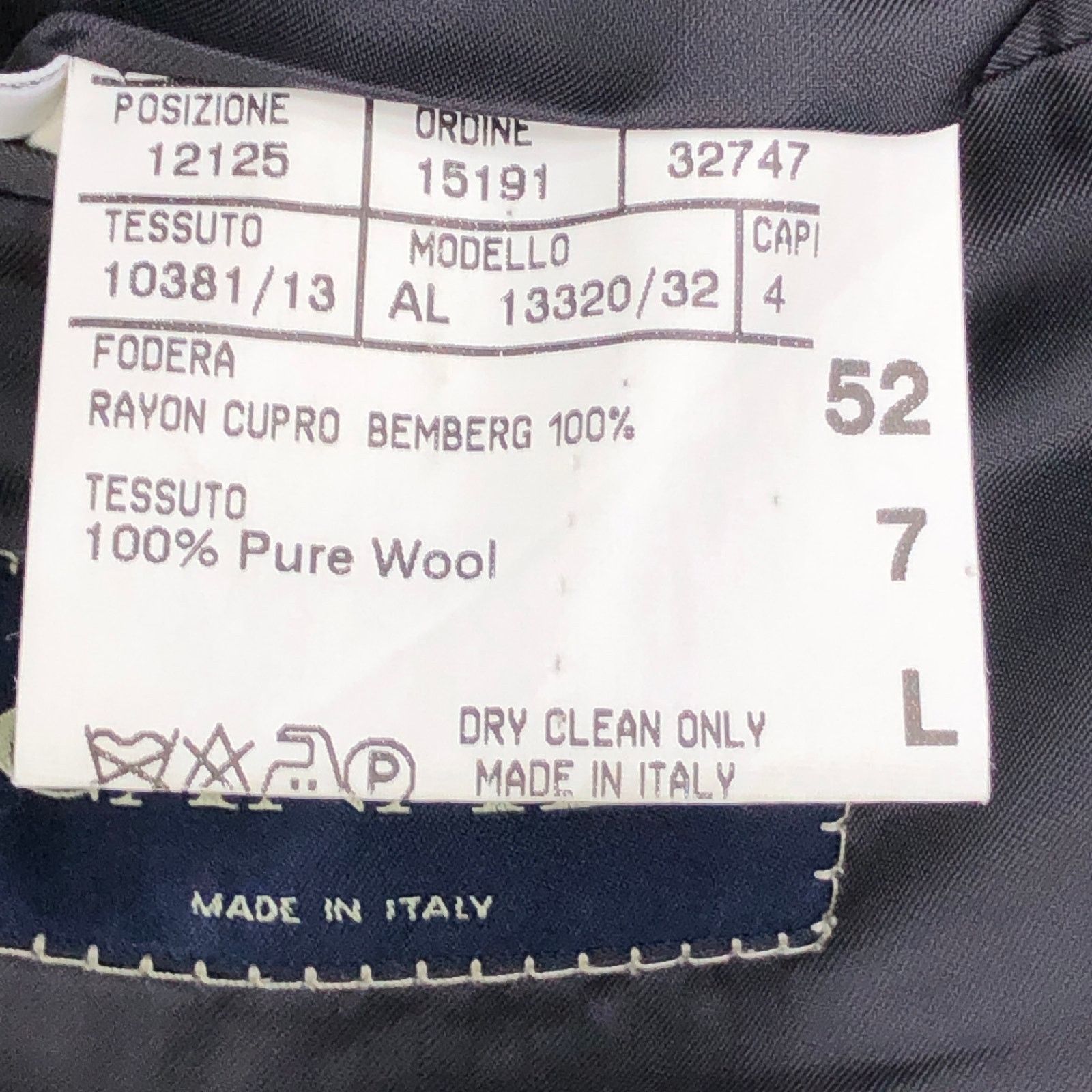 Canali Canali Size IT 52 US 42L Sport Coat Super 120s Wool Charcoal Size 42L - 18 Thumbnail