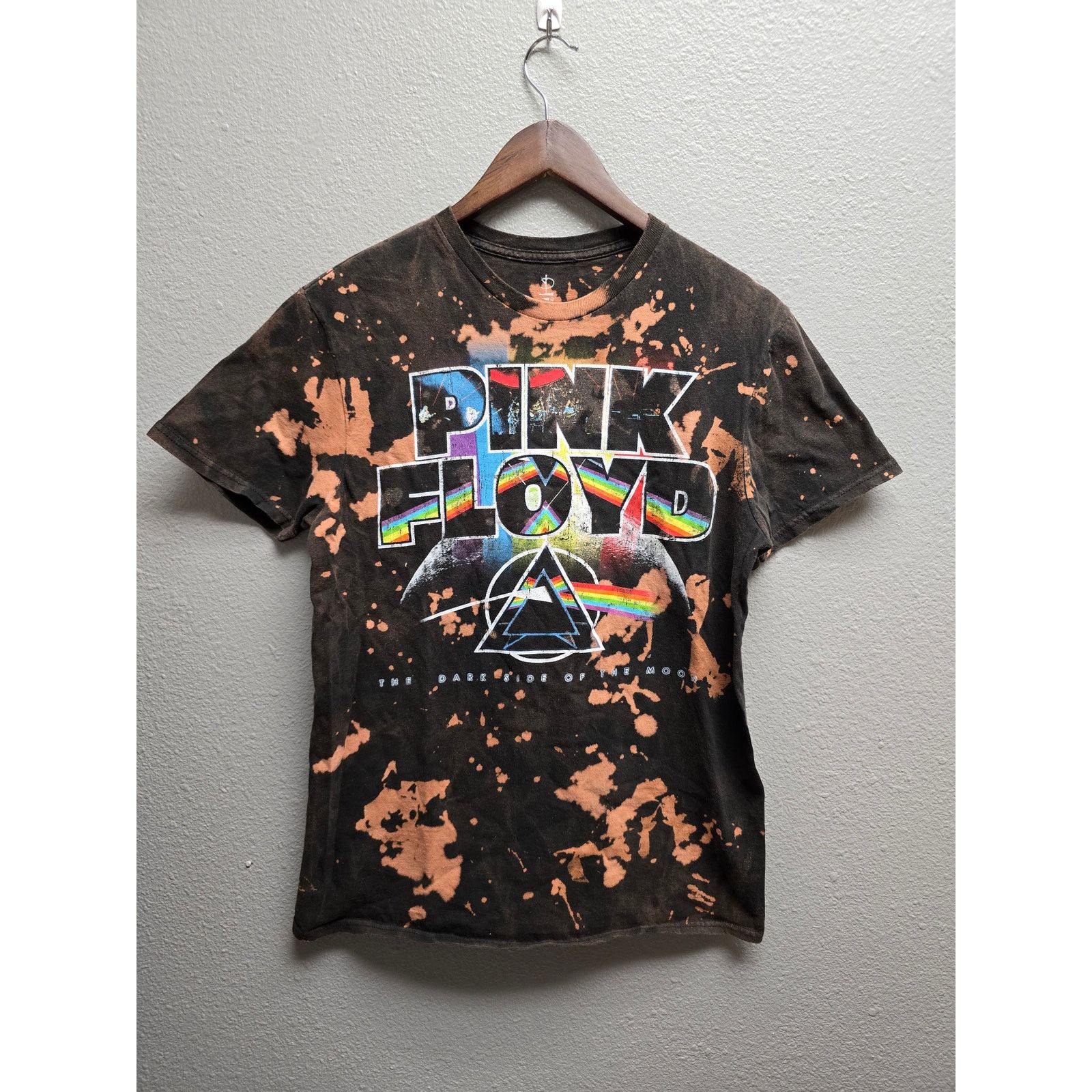 Pink Floyd Pink Floyd Shirt Dark Side of the Moon Bleached Band Medium Size US M / EU 48-50 / 2 - 1 Thumbnail