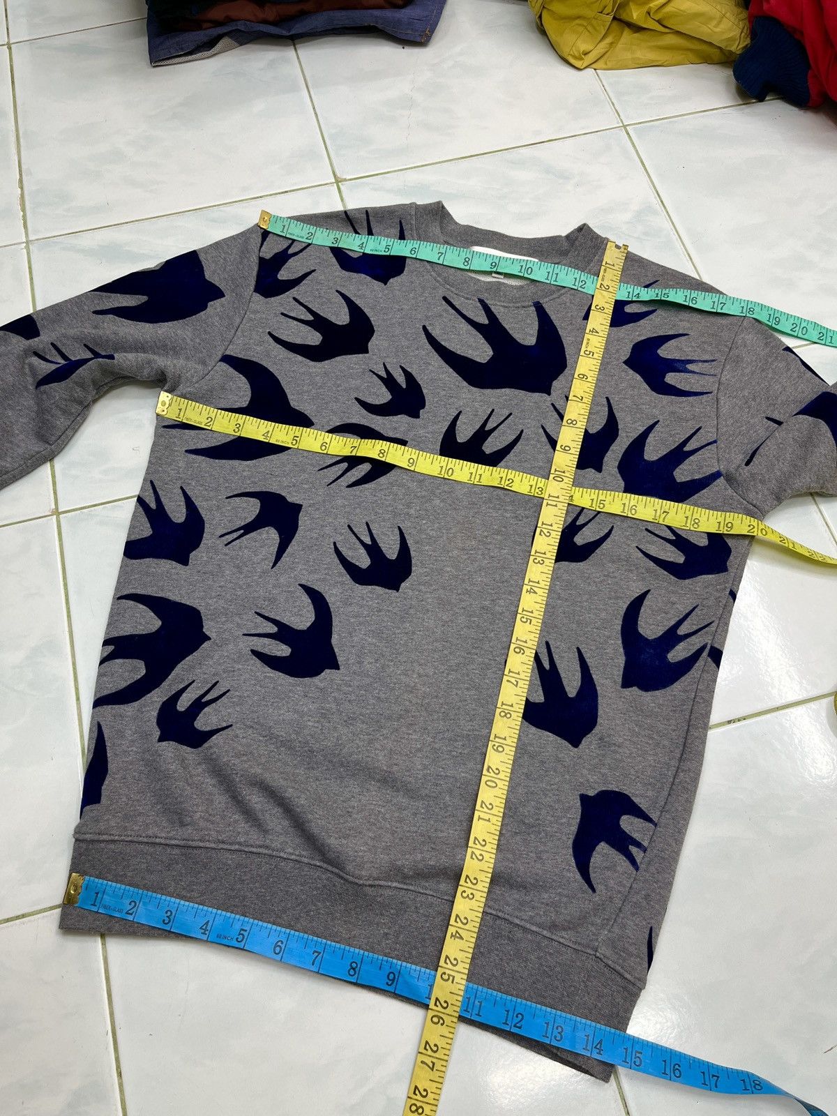 Alexander McQueen 🔥STEALS🔥 MCQ SWEATSHIRT SWALLOW PRINT Size US XS / EU 42 / 0 - 12 Thumbnail