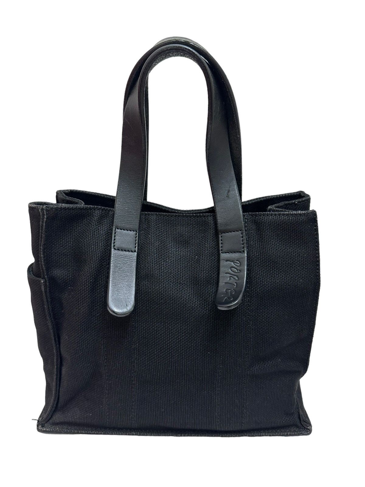 Porter 🇯🇵 Authentic PORTER Duck Canvas Mini Handbag/Tote Bag Size ONE SIZE - 1 Thumbnail