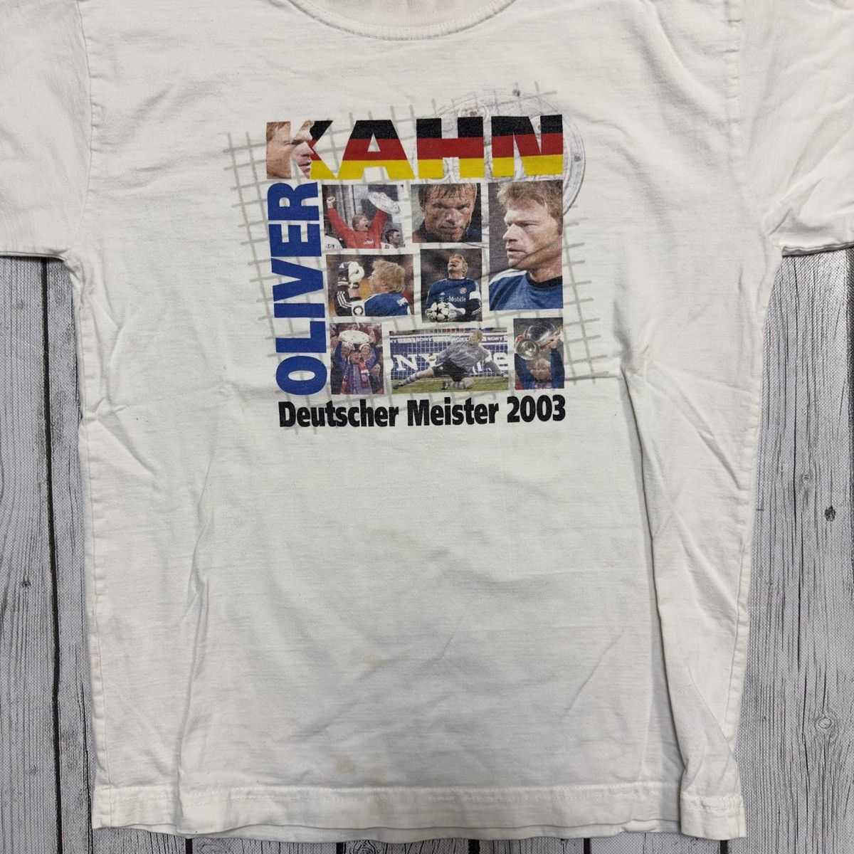 Vintage Vintage Oliver Kahn tee Size US S / EU 44-46 / 1 - 3 Thumbnail