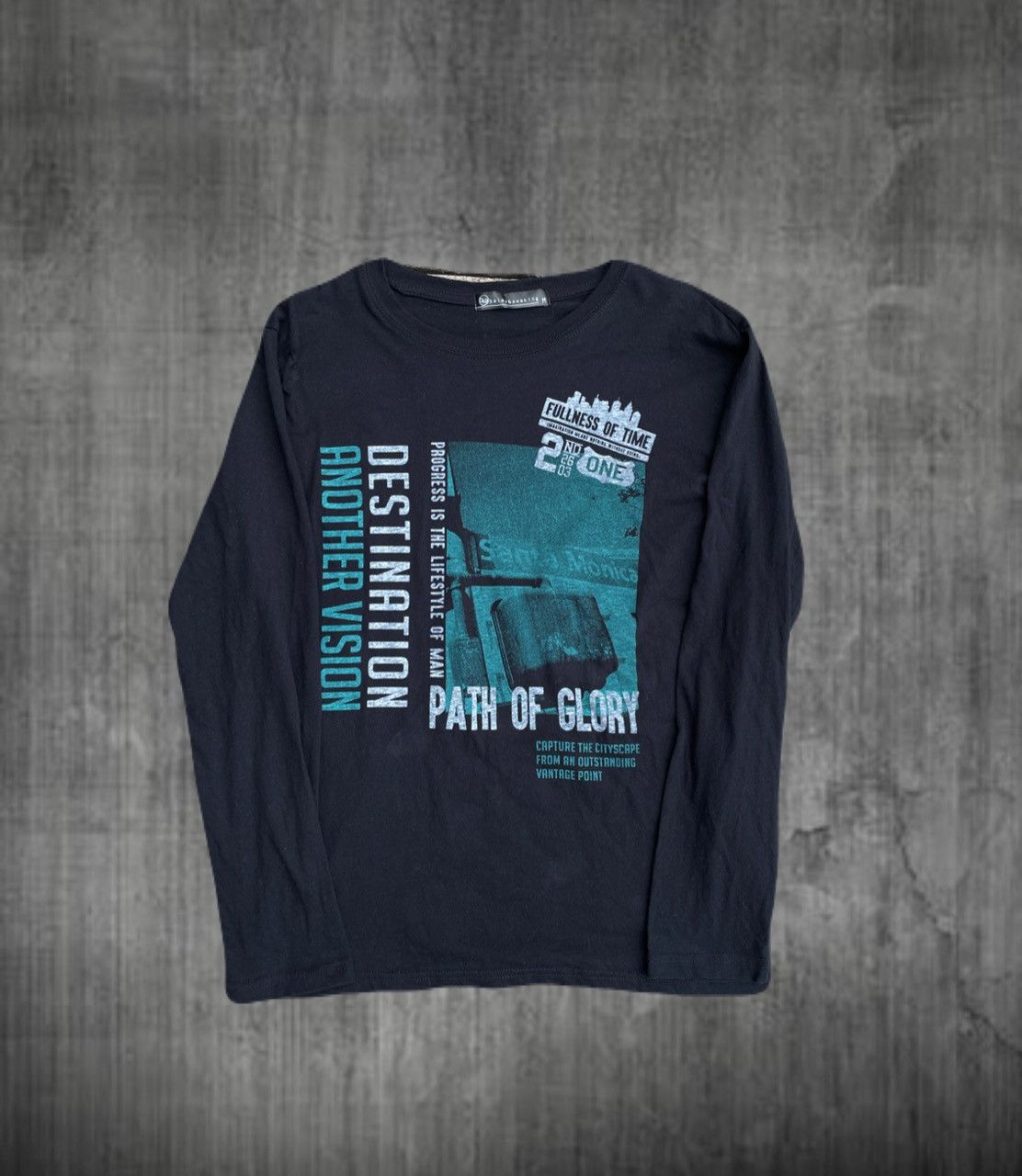 If Six Was Nine 2000s Japanese archive Poem Long Sleeve Tee Vkei Gyaruo Size US S / EU 44-46 / 1 - 1 Thumbnail