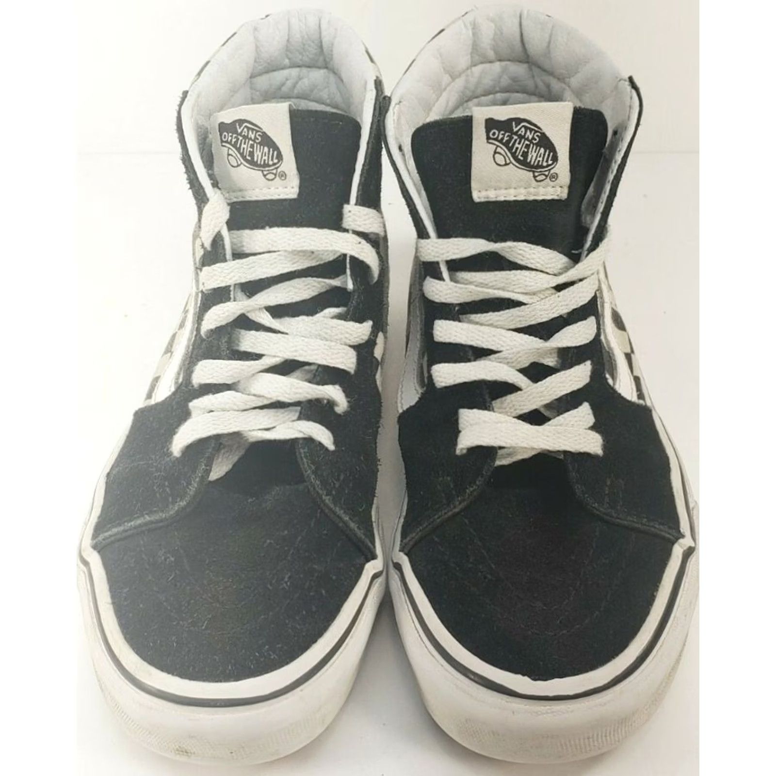 Vans VANS HIGH TOP SNEAKERS SHOES BLACK SUEDE B/W CHECKERBOARD MEN’S 6 WOMEN’S 7.5 Size M / US 6-8 / IT 42-44 - 3 Thumbnail