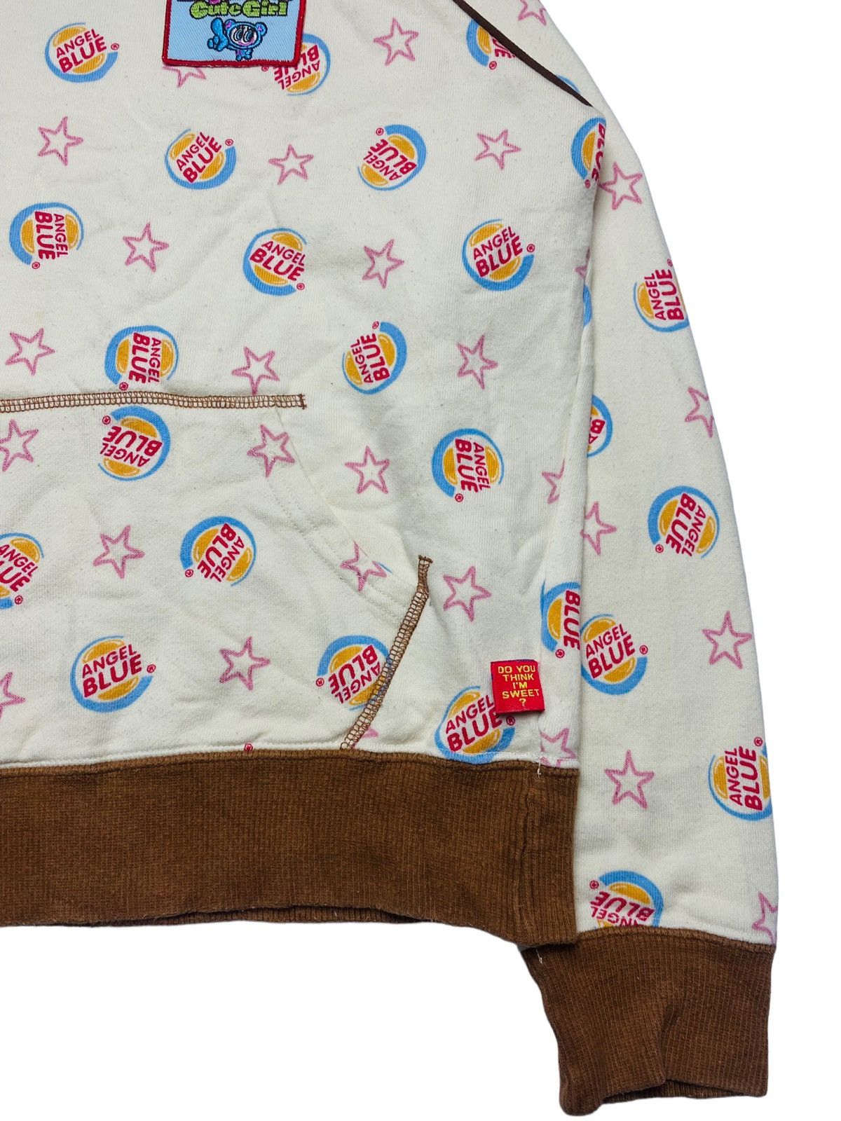 Angel Blue 2000s Angel Blue - Burger King Star Sweatshirt Size M / US 6-8 / IT 42-44 - 6 Thumbnail