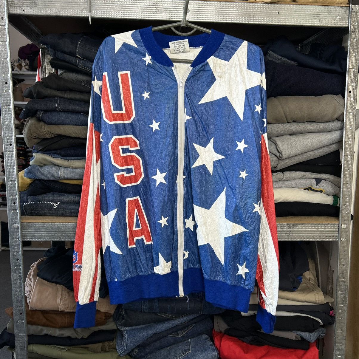 USA Olympics Vintage USA Olympic 1980’s Rare Archival Nylon Jacket Size US XL / EU 56 / 4 - 1 Thumbnail