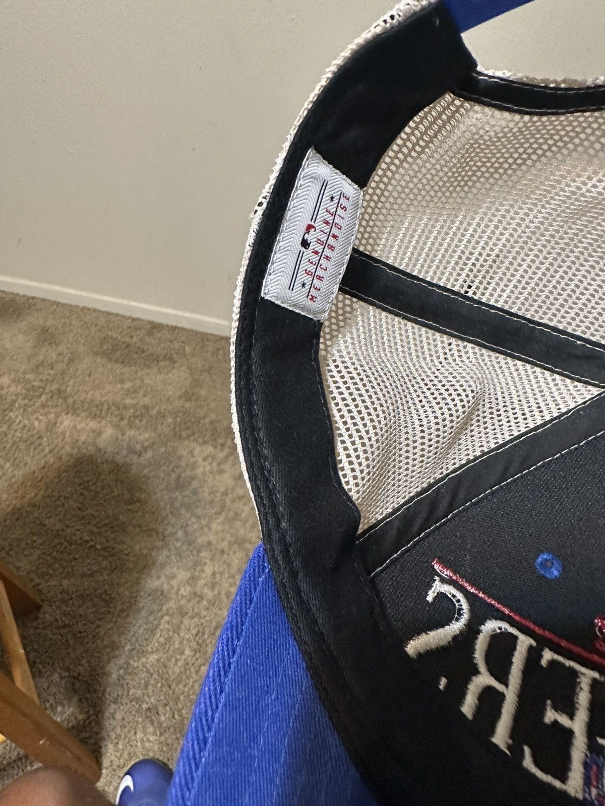 MLB Vintage MLB Texas Rangers “triple blue” hat 90s Size ONE SIZE - 8 Thumbnail