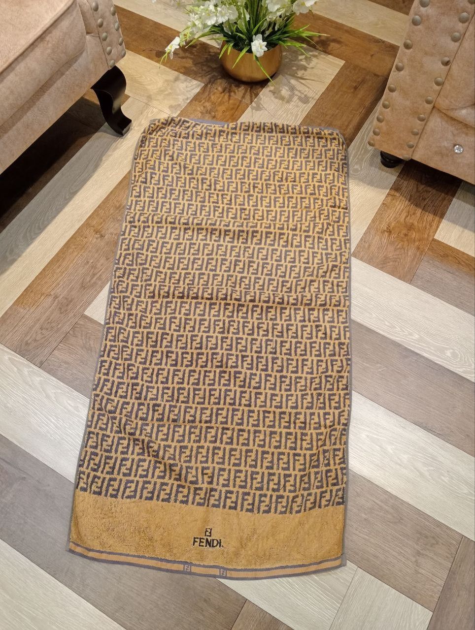 Fendi VINTAGE FENDI MONOGRAM TOWEL Size ONE SIZE - 2 Thumbnail