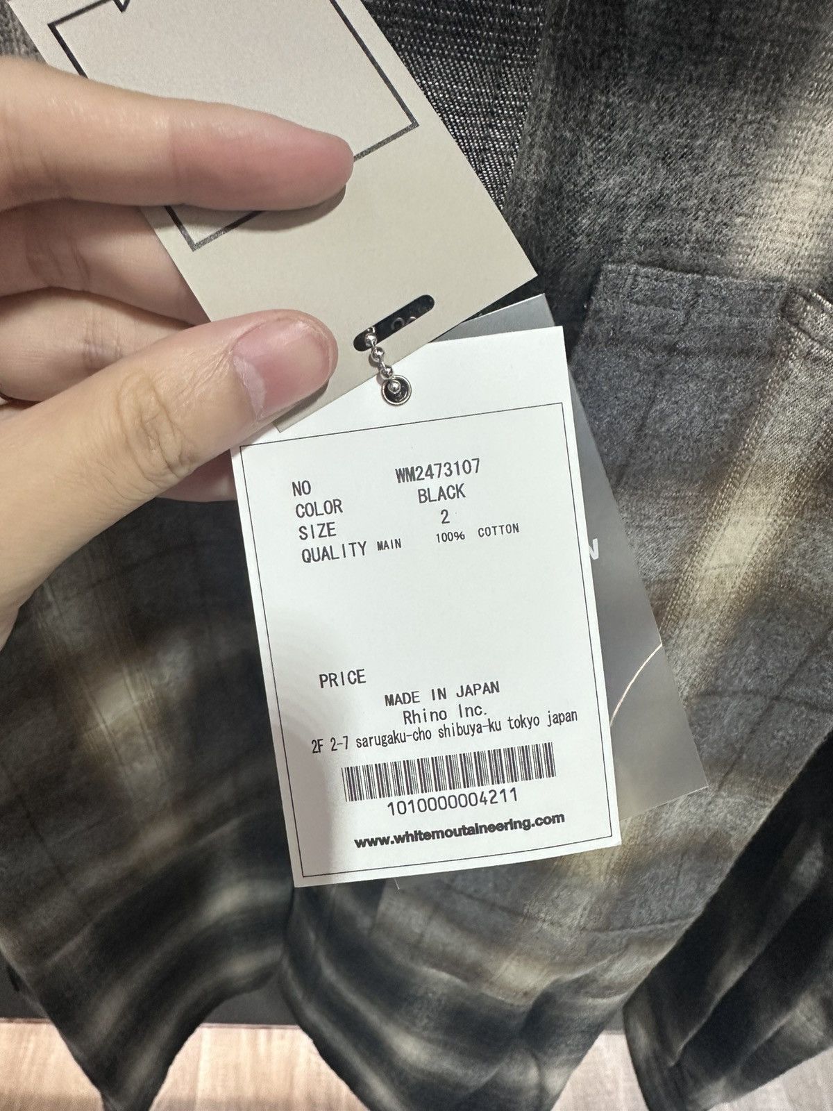 White Mountaineering White mountaineering check work shirt Size US M / EU 48-50 / 2 - 4 Thumbnail
