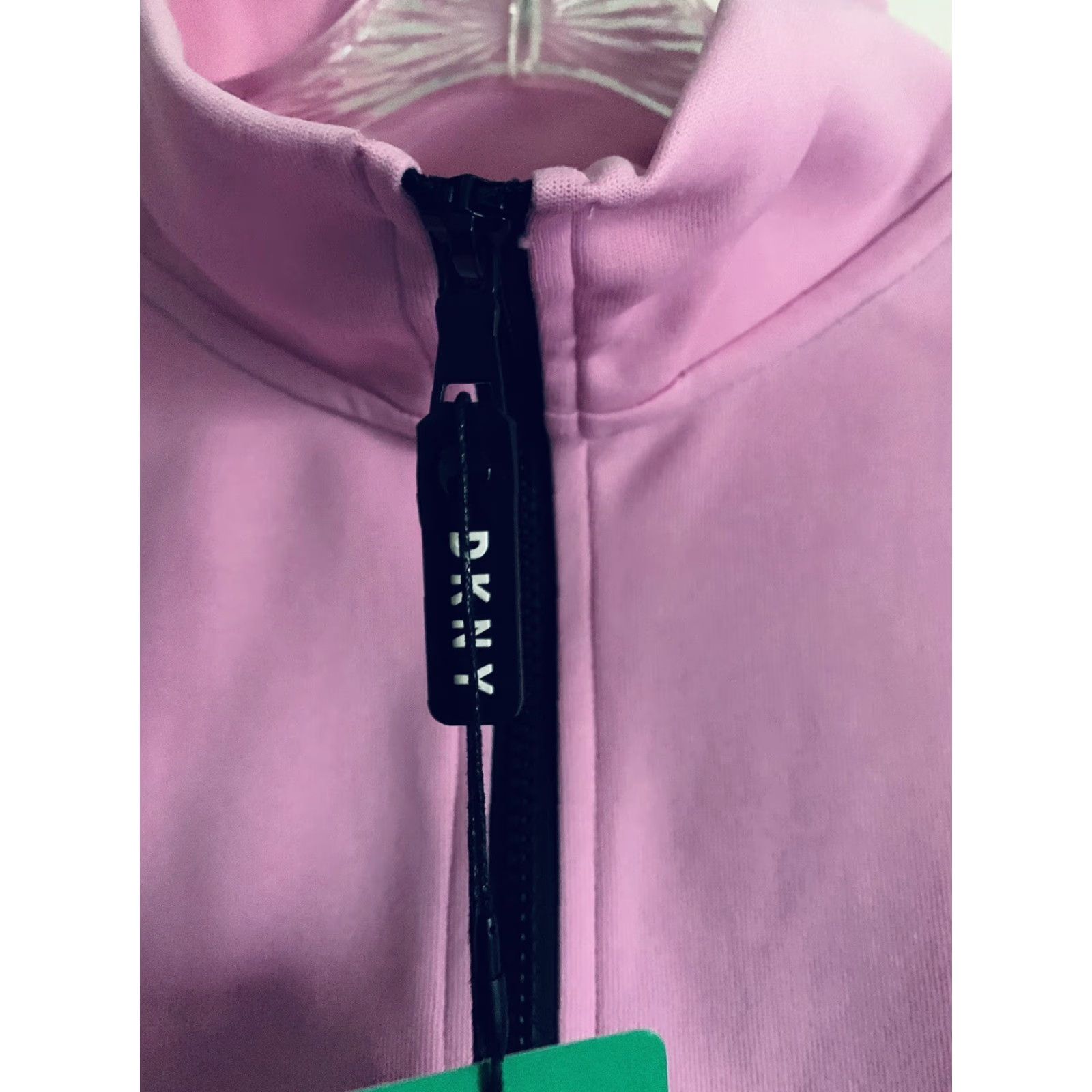 DKNY Womens DKNY Sport 1/2 Zip Rose Bud Pullover XL Pink Top Activewear Pullover DKNY Womens Regular Fit Size XL / US 12-14 / IT 48-50 - 5 Thumbnail