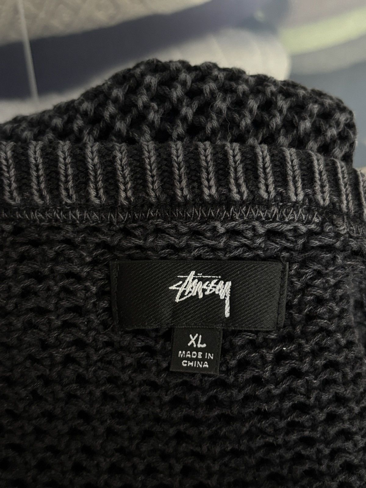 Stussy Stussy O’Dyed Mesh Crochet Avant Garde Pocket Tee Vintage Size US XL / EU 56 / 4 - 7 Thumbnail