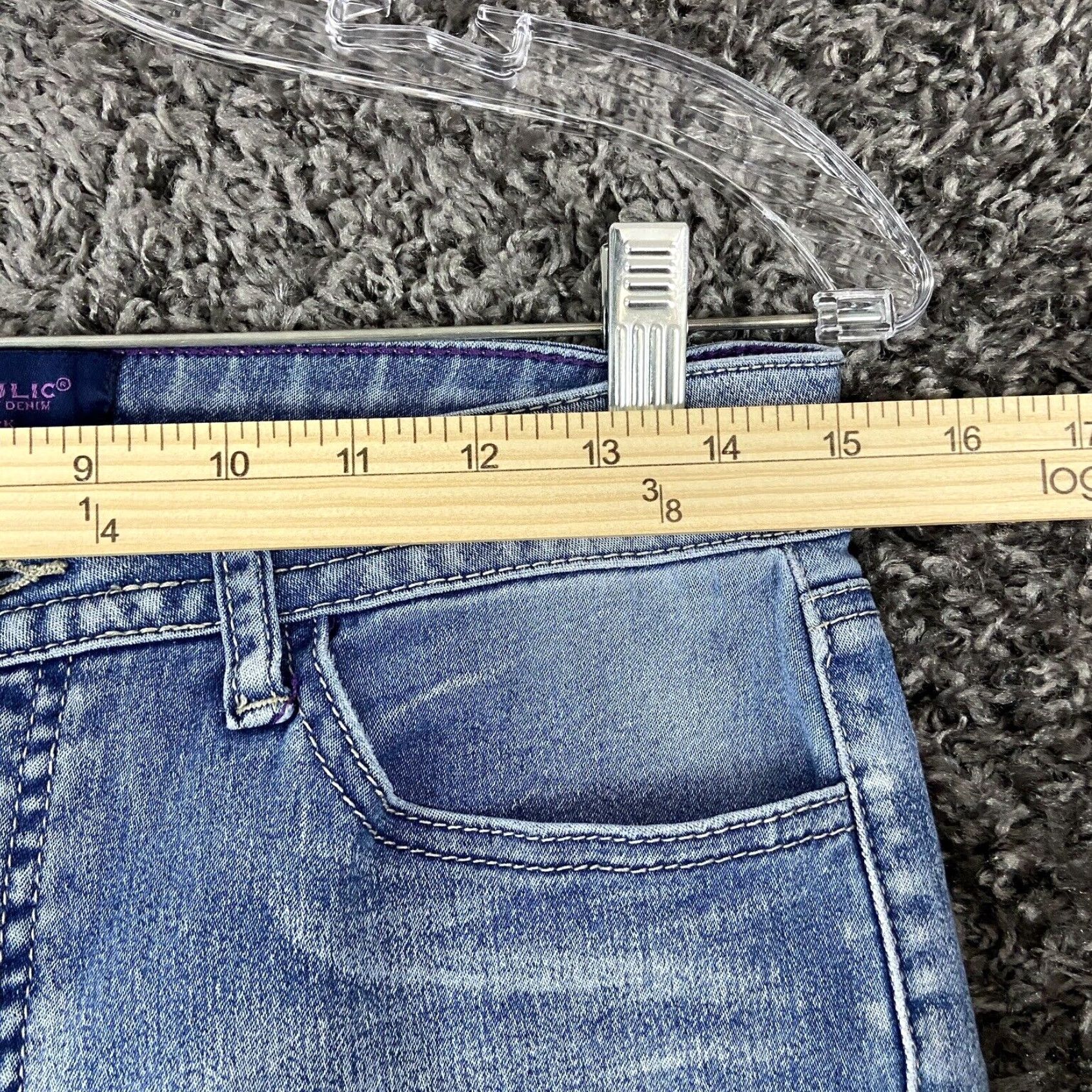 Vintage HYDRAULIC Women's Blue Super Skinny Jeans Size 6 Size 28" / US 6 / IT 42 - 6 Thumbnail
