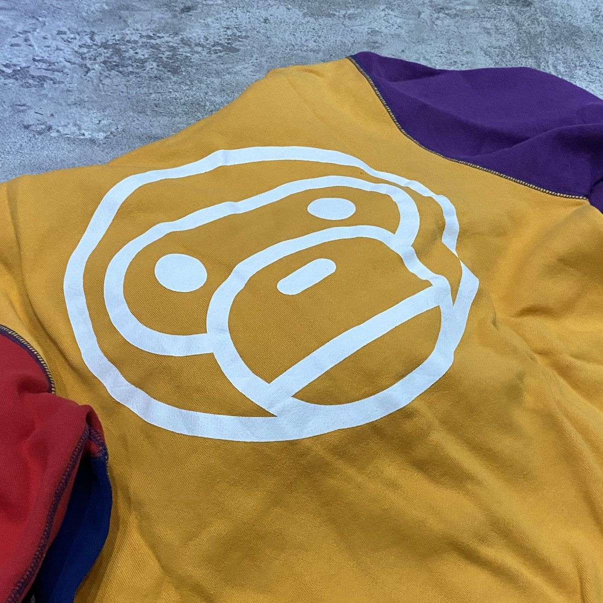 Bape Baby Milo BM Color Block Zip Hoodie Size US M / EU 48-50 / 2 - 8 Thumbnail
