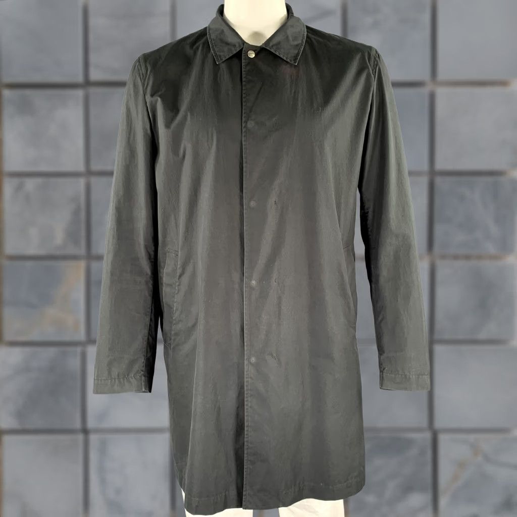 Jil Sander JIL SANDER Size 42 Black Cotton Snap Button Coat Jacket Mens Adult 42 Black Snaps Italy Size US XS / EU 42 / 0 - 1 Thumbnail