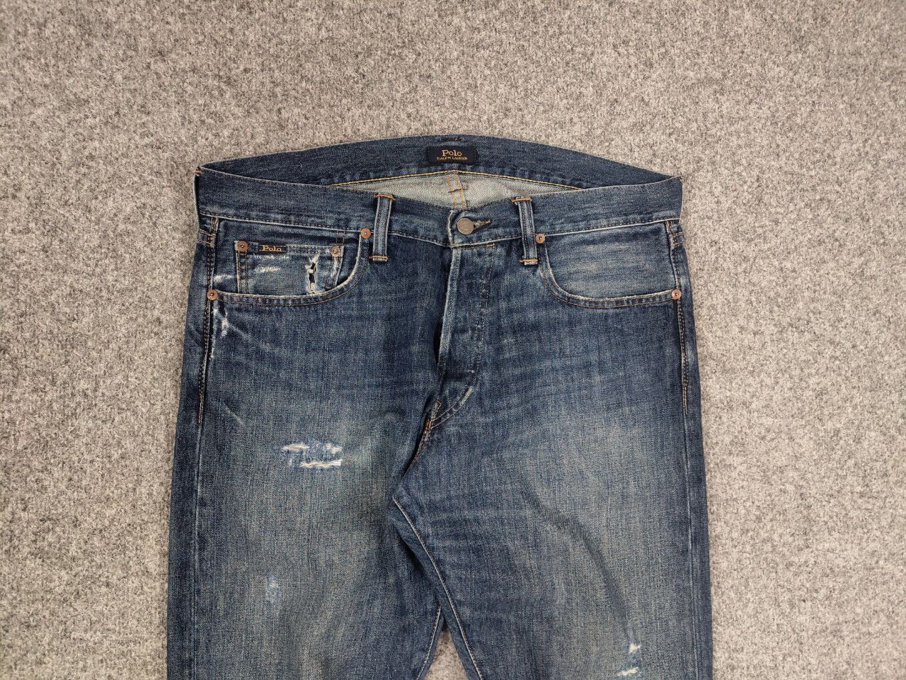 Polo Ralph Lauren Vintage Polo Ralph Lauren original quality Faded Denim Jeans Size US 34 / EU 50 - 3 Thumbnail