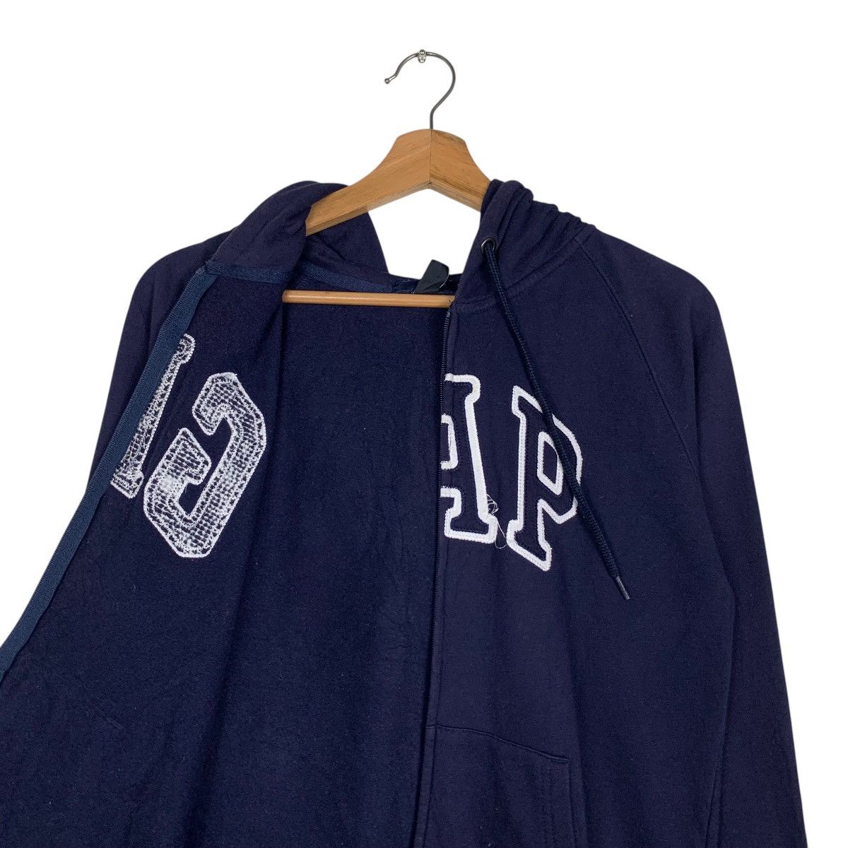 Gap GAP Spellout Big Logo Zipper Hoodies Sweatshirt #1458-C66 Size US M / EU 48-50 / 2 - 12 Thumbnail