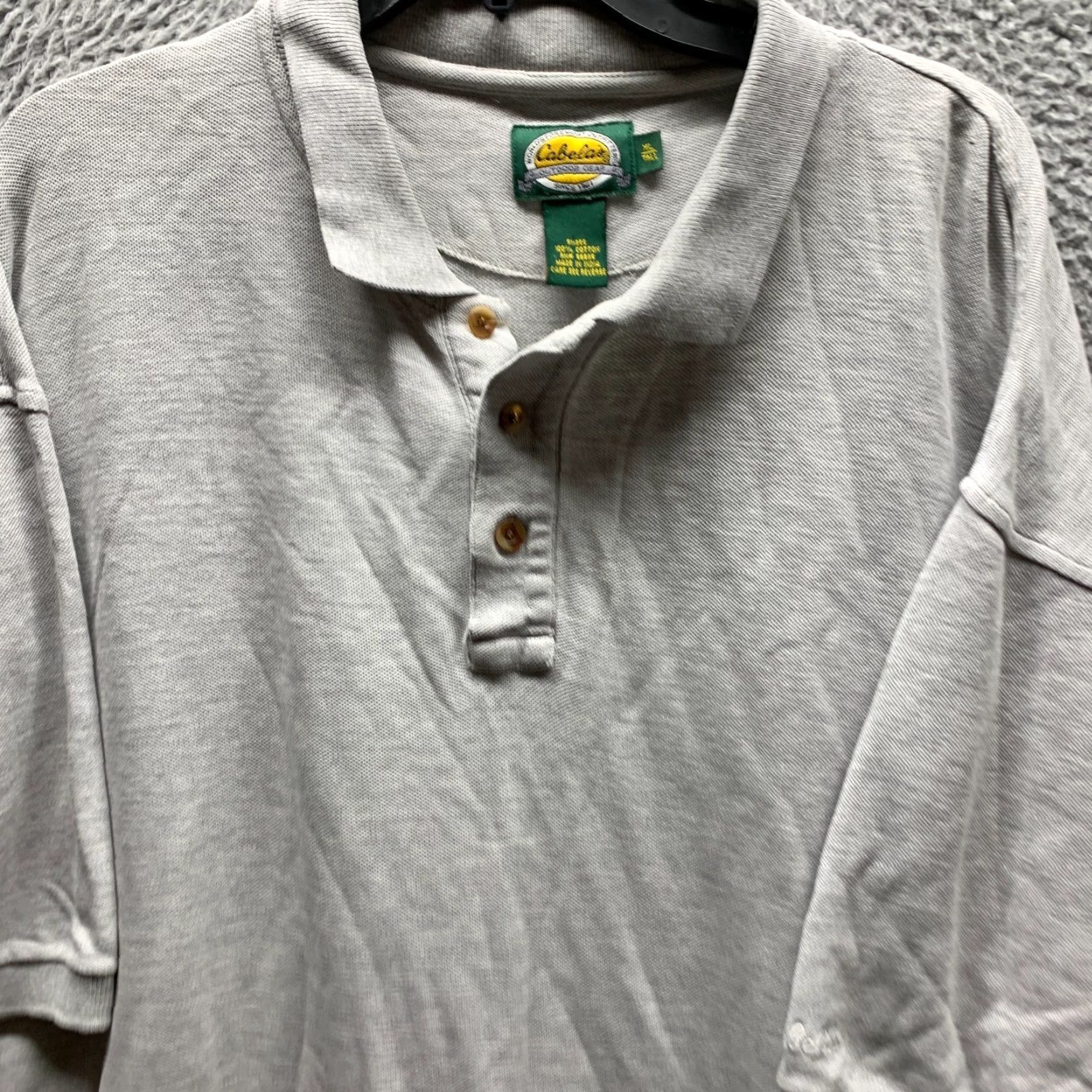Vintage Cabela's Polo Shirt XL Gray Cotton Mens Casual Outdoor Polo Shirt XL Gray Cotton Mens Vintage: No Size US XL / EU 56 / 4 - 4 Thumbnail