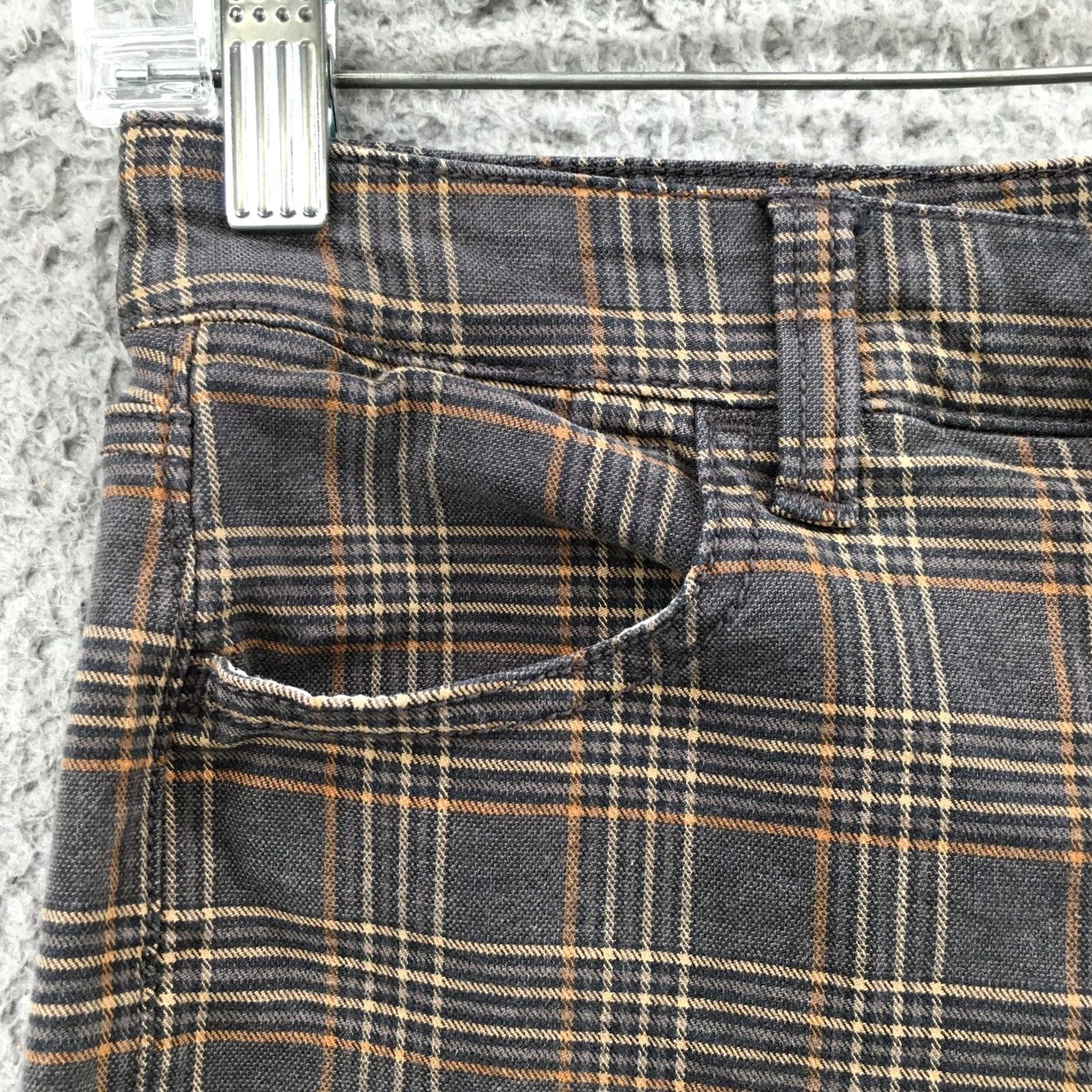 American Eagle Outfitters American Eagle Outfitters Jegging Jeans Womens 4R Brown Plaid Size 27" / US 4 / IT 40 - 4 Thumbnail