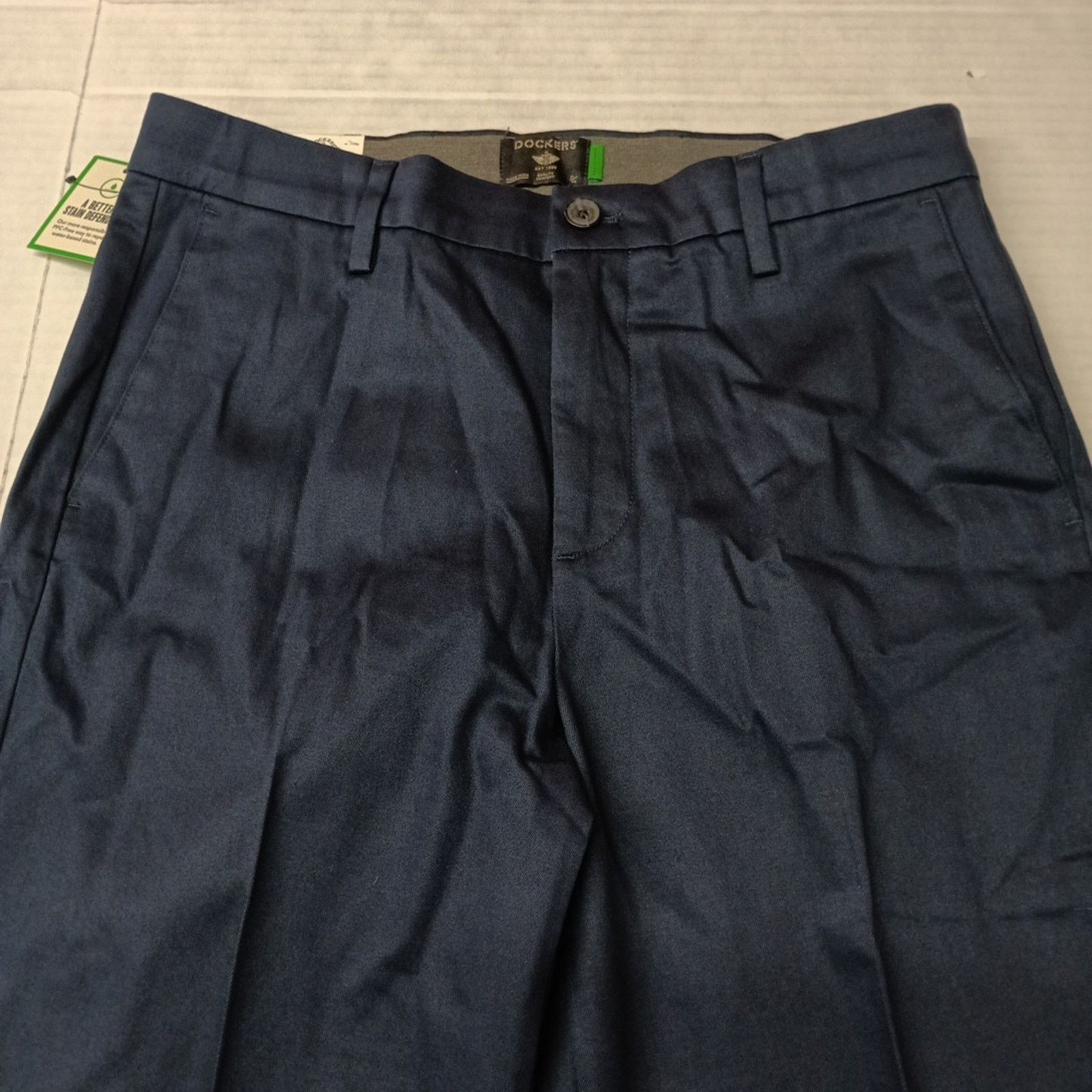 Dockers Dockers Iron Free Khakis Men's Size 30x34 Blue Straight Fit Size US 30 / EU 46 - 4 Thumbnail