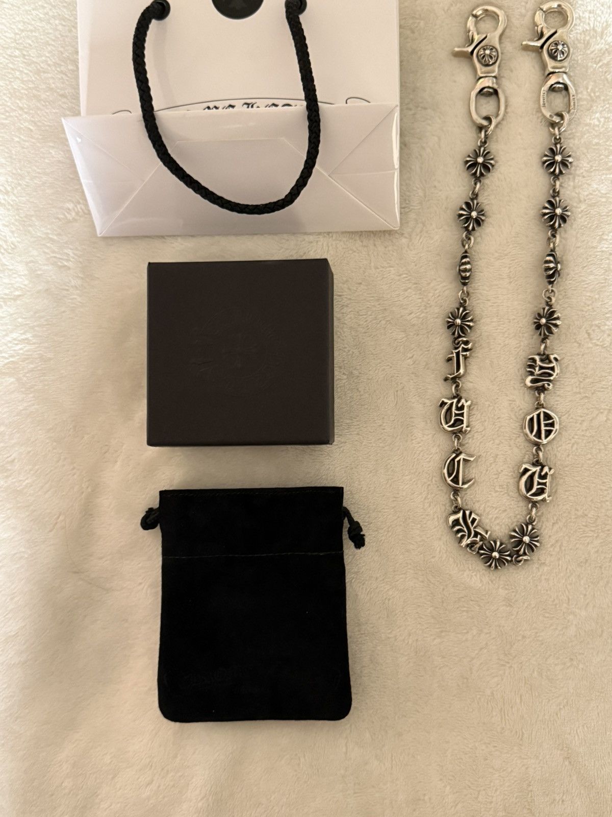 Chrome Hearts Chrome Hearts Fuck You Spellout Wallet Chain 23’ Size ONE SIZE - 6 Thumbnail