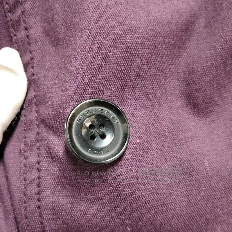 Burberry Burberry Deep Purple Long Coat for Women. Size M / US 6-8 / IT 42-44 - 6 Thumbnail