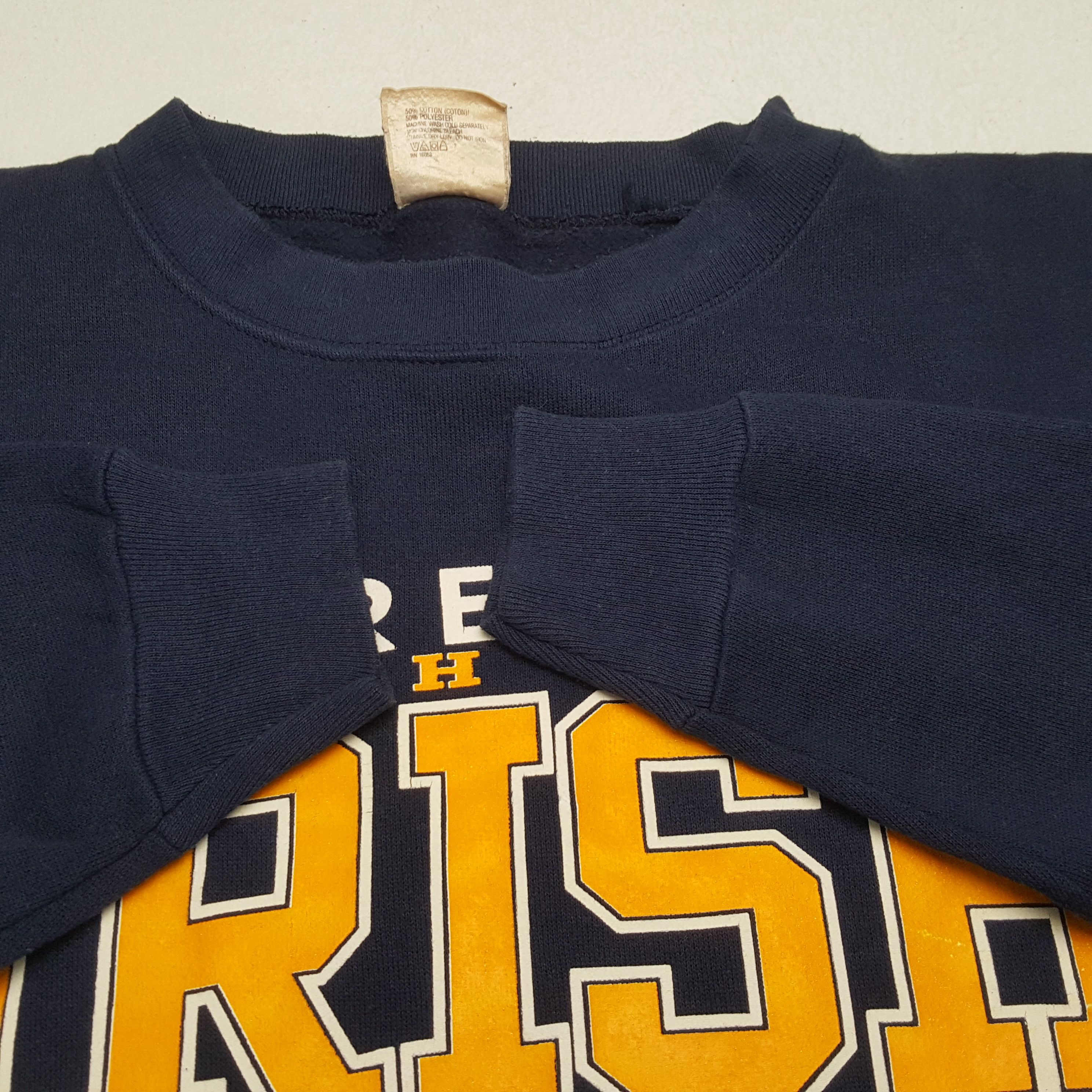 NFL × Vintage NOTRE DAME IRISH NFL Football Team Vintage Sweatshirt Size US XXL / EU 58 / 5 - 7 Thumbnail