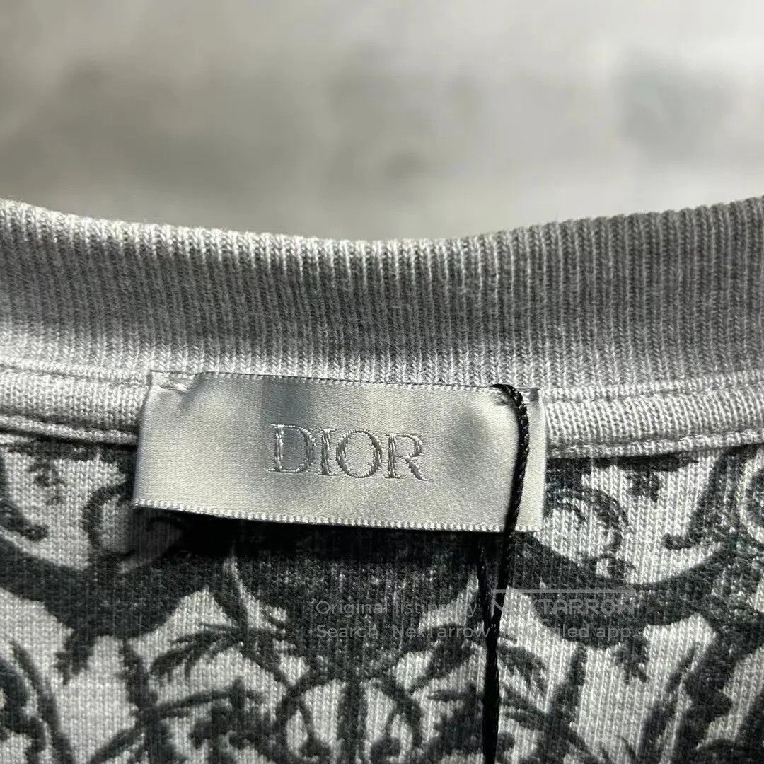 Dior Dior Floral printed pattern logo short-sleeve shirt| Size M / US 6-8 / IT 42-44 - 3 Thumbnail