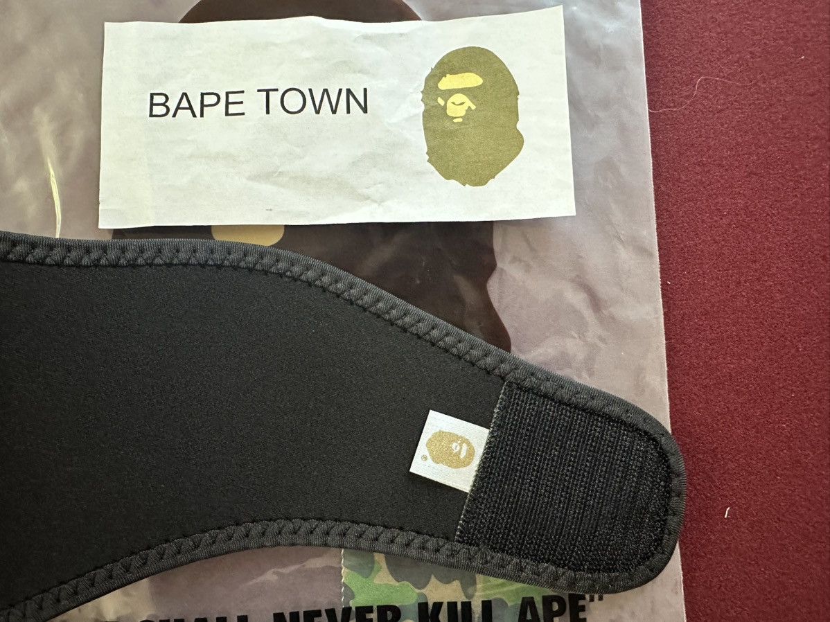 Bape 1ST CAMO NEOPRENE FACE MASK (GREEN) Size ONE SIZE - 4 Thumbnail