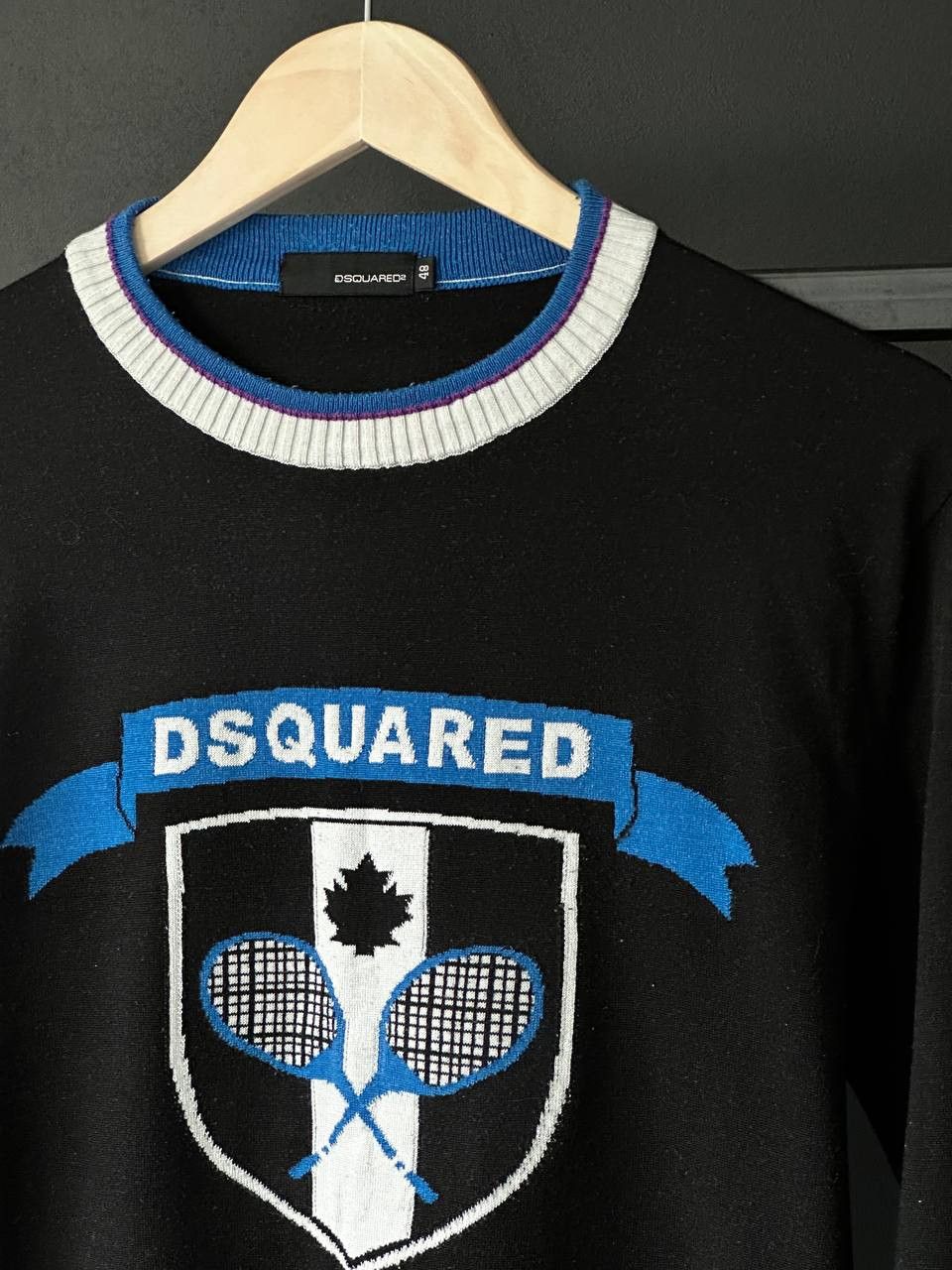 Dsquared2 Dsquared 2 Tennis Logo Wool Sweater Size US M / EU 48-50 / 2 - 4 Thumbnail