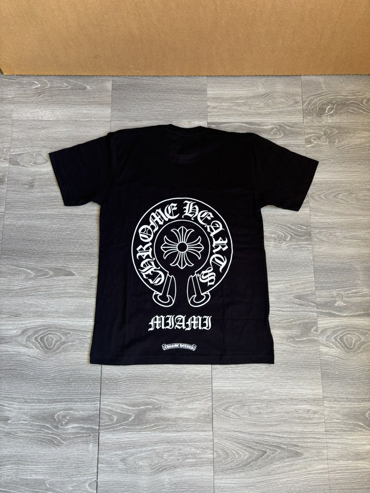 Chrome Hearts Chrome Hearts Black Miami Horseshoe Tee Size US L / EU 52-54 / 3 - 1 Thumbnail
