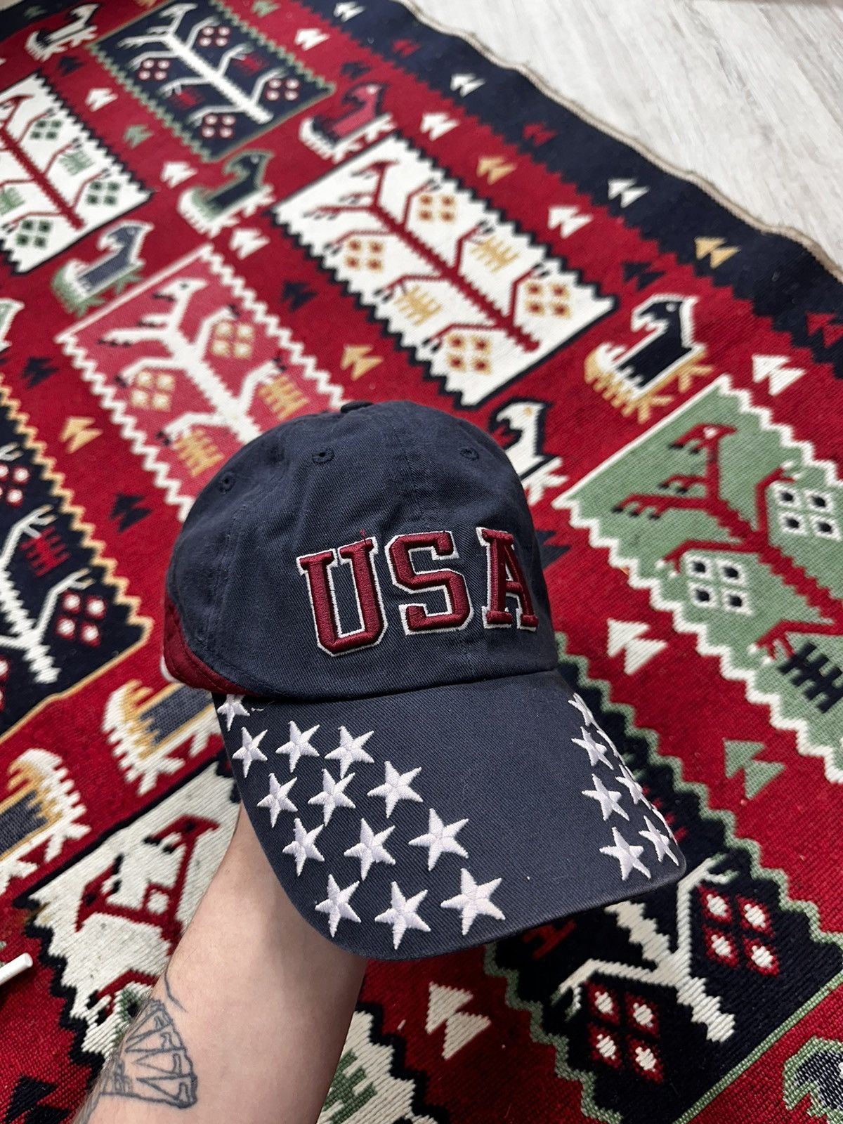 Japanese Brand × Vintage Vintage USA Y2K Cap hat Size ONE SIZE - 1 Thumbnail