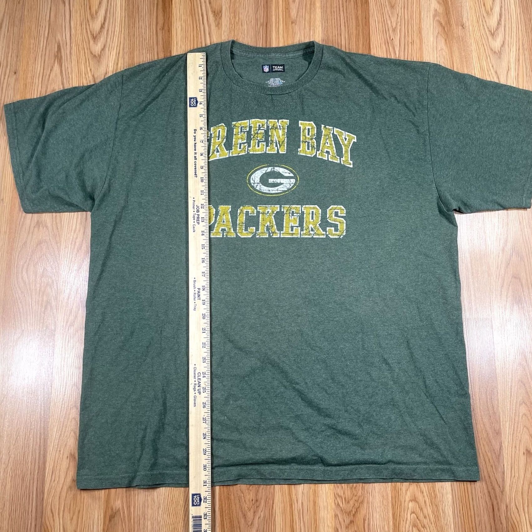 NFL NFL Green Bay Packers Team Apparel T-Shirt Adults 2XL Green Crewneck ShortSleeve Size US XXL / EU 58 / 5 - 3 Thumbnail