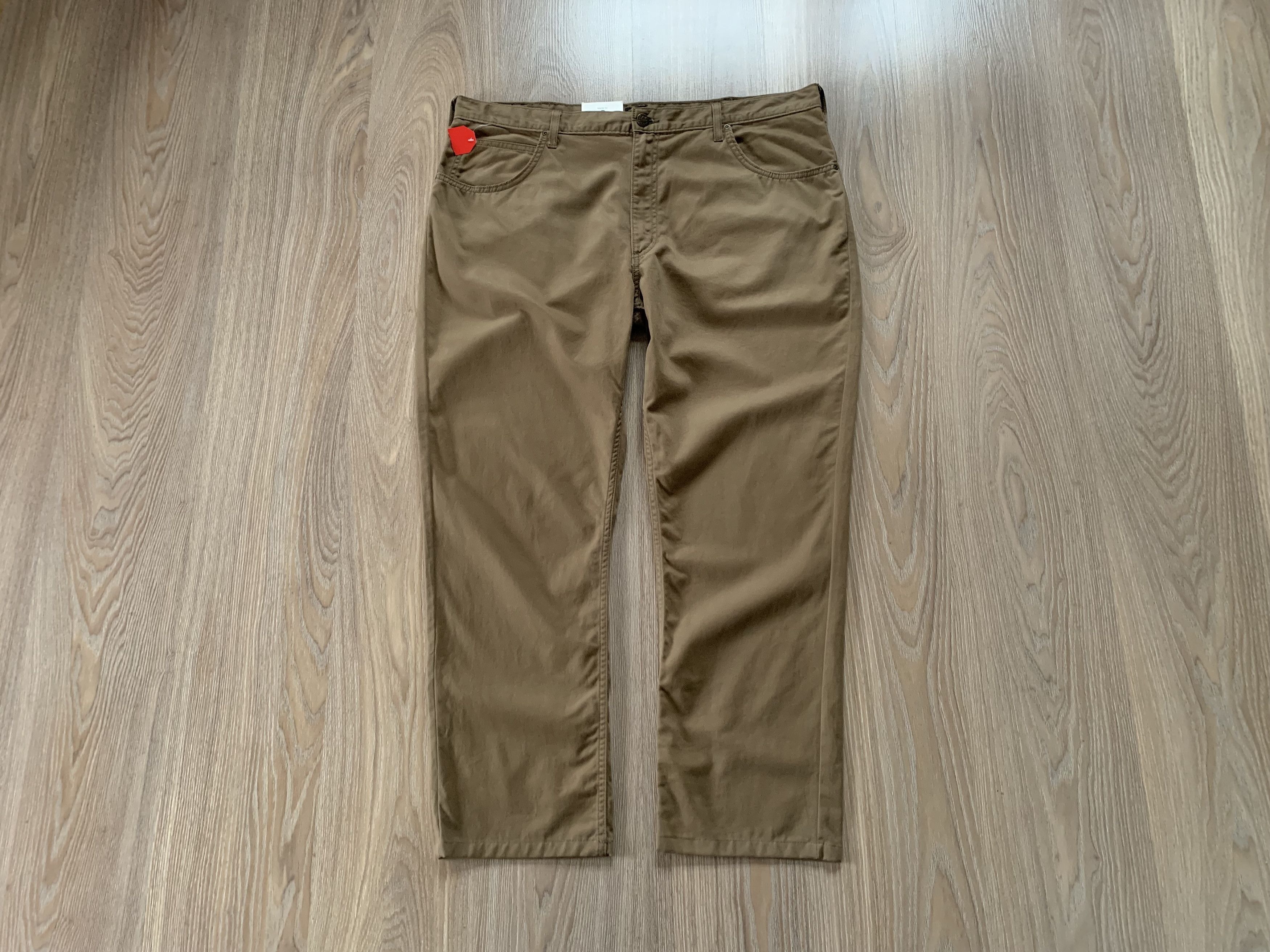 Denime × Lee Lee Brooklyn Straight Stretch Khaki Casual Pants Size US 42 / EU 58 - 12 Thumbnail