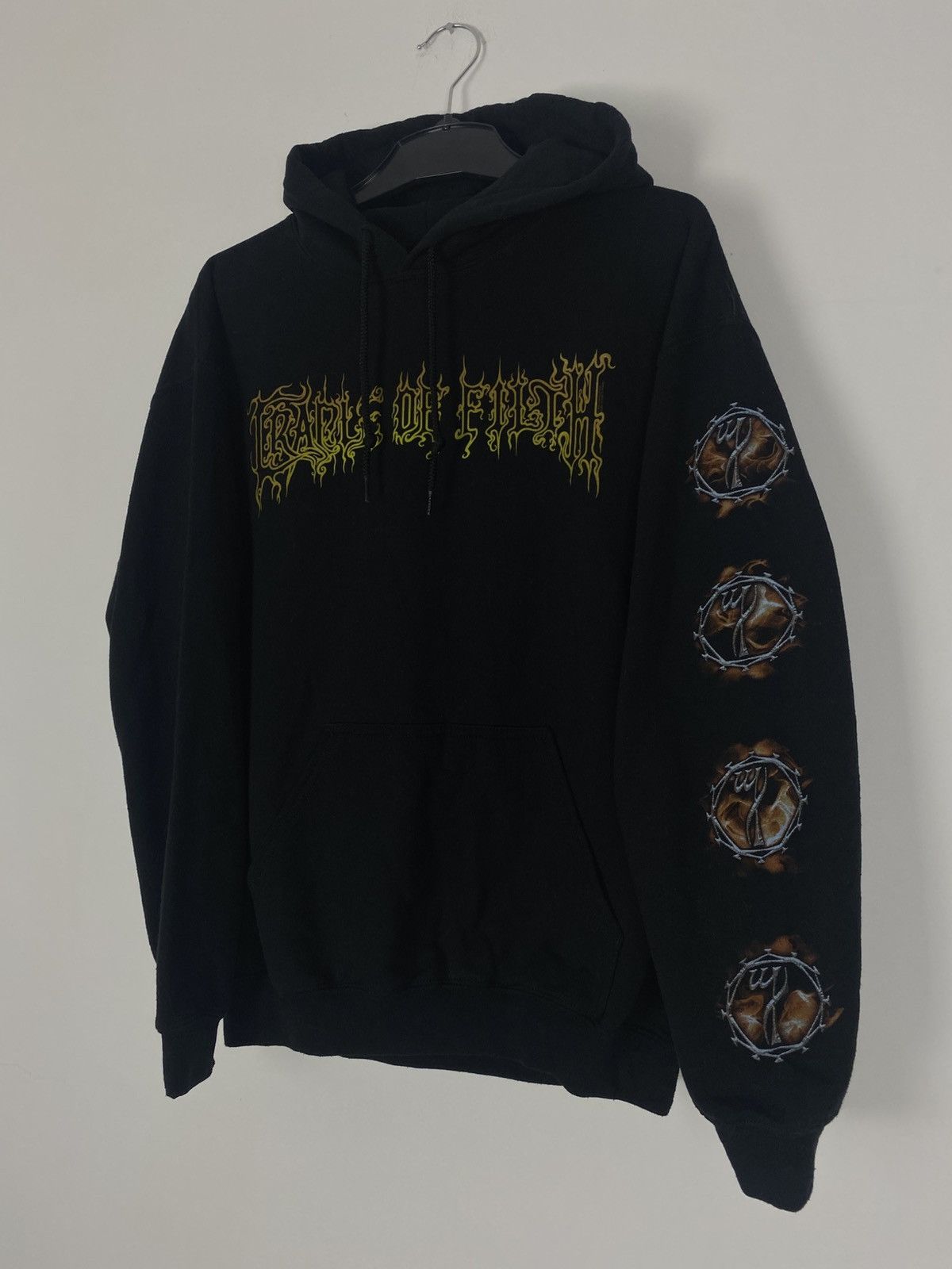 Band Tees Cradle of Filth Nypmhetamine 2021 Hoodie Vintage M gildan Size US M / EU 48-50 / 2 - 11 Thumbnail
