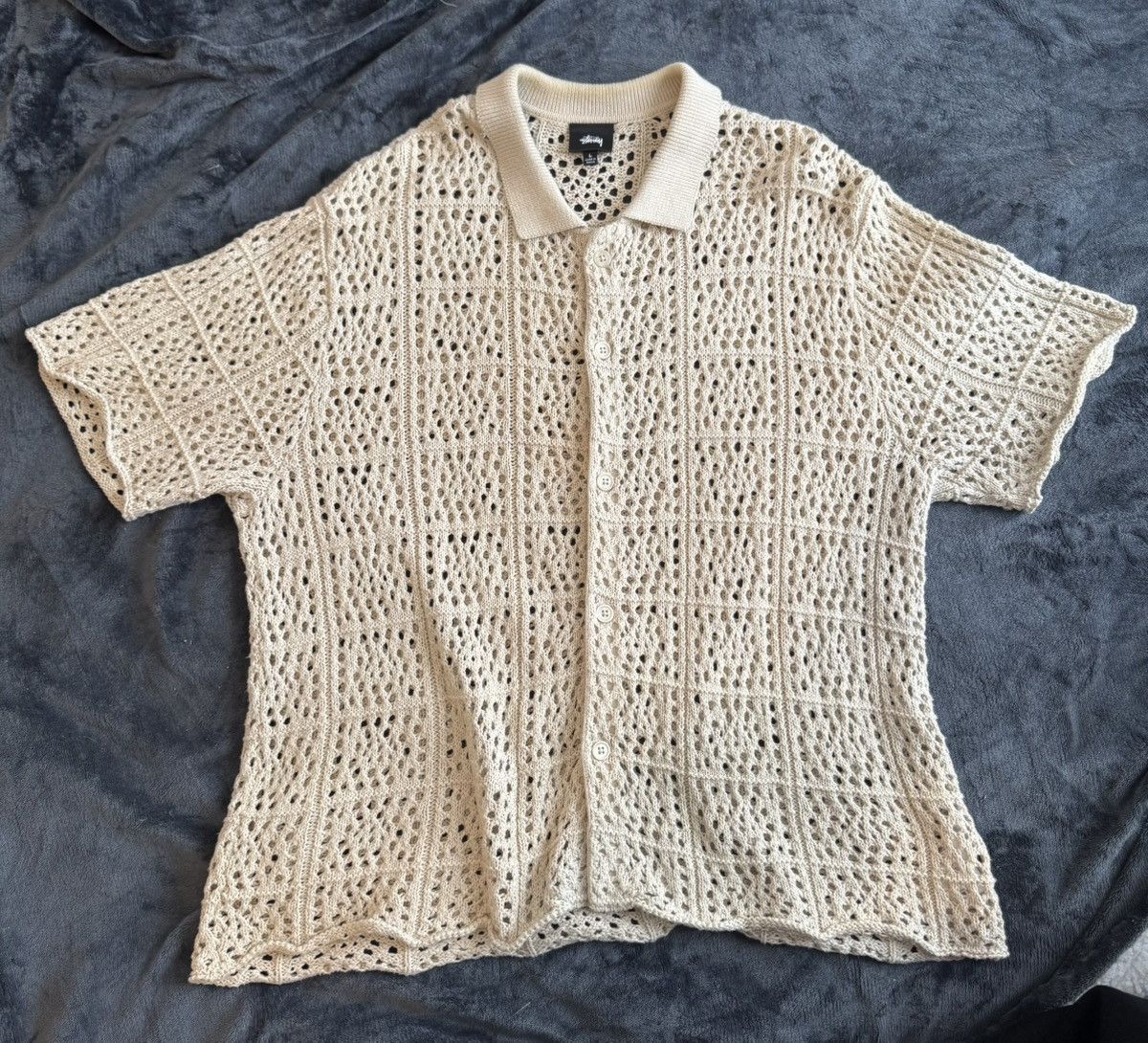 Stussy Stussy Crochet Shirt s22 RARE Size US L / EU 52-54 / 3 - 1 Thumbnail