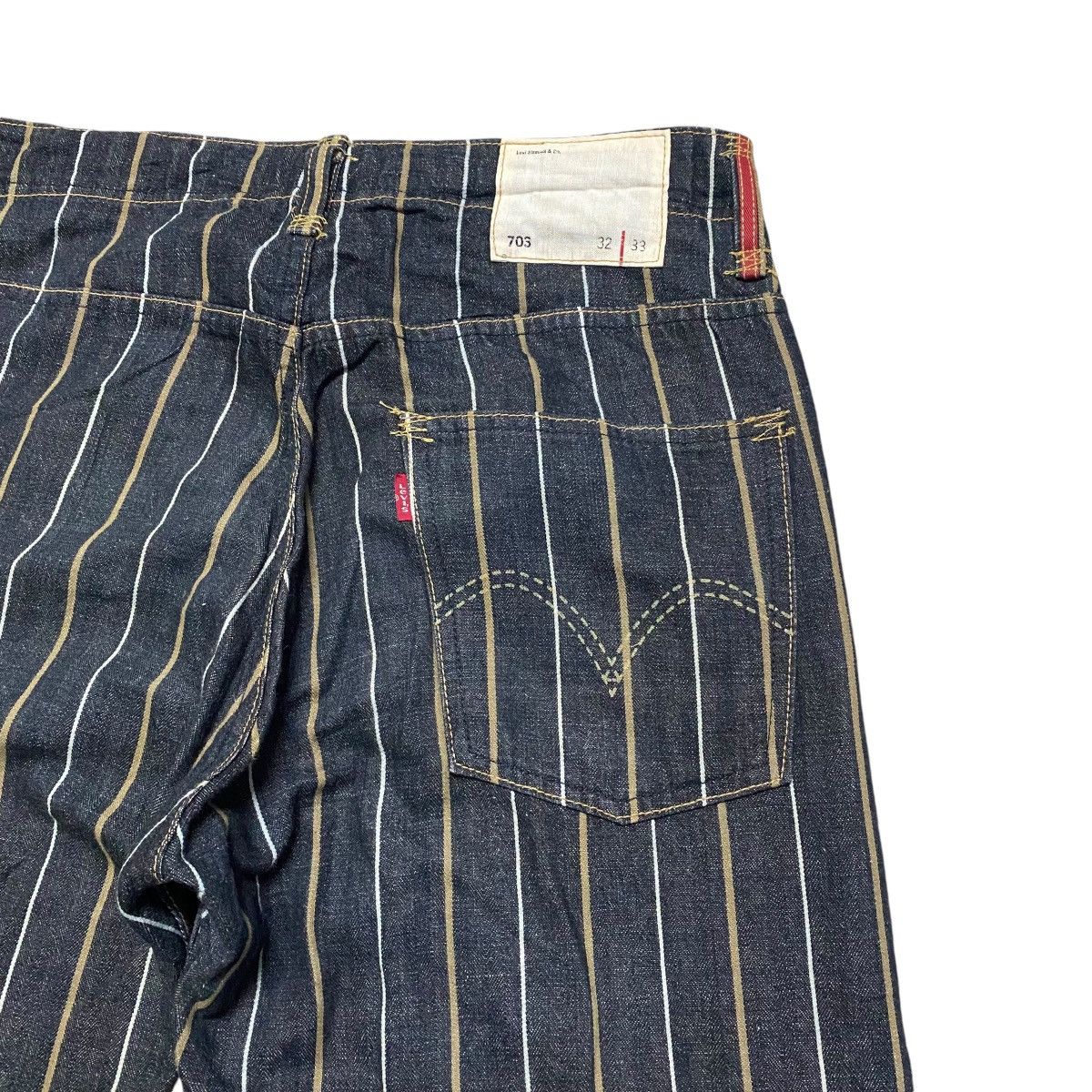 Levi's Levis Red Loop 703 Wabash Denim Jeans Single Pocket Size US 32 / EU 48 - 11 Thumbnail