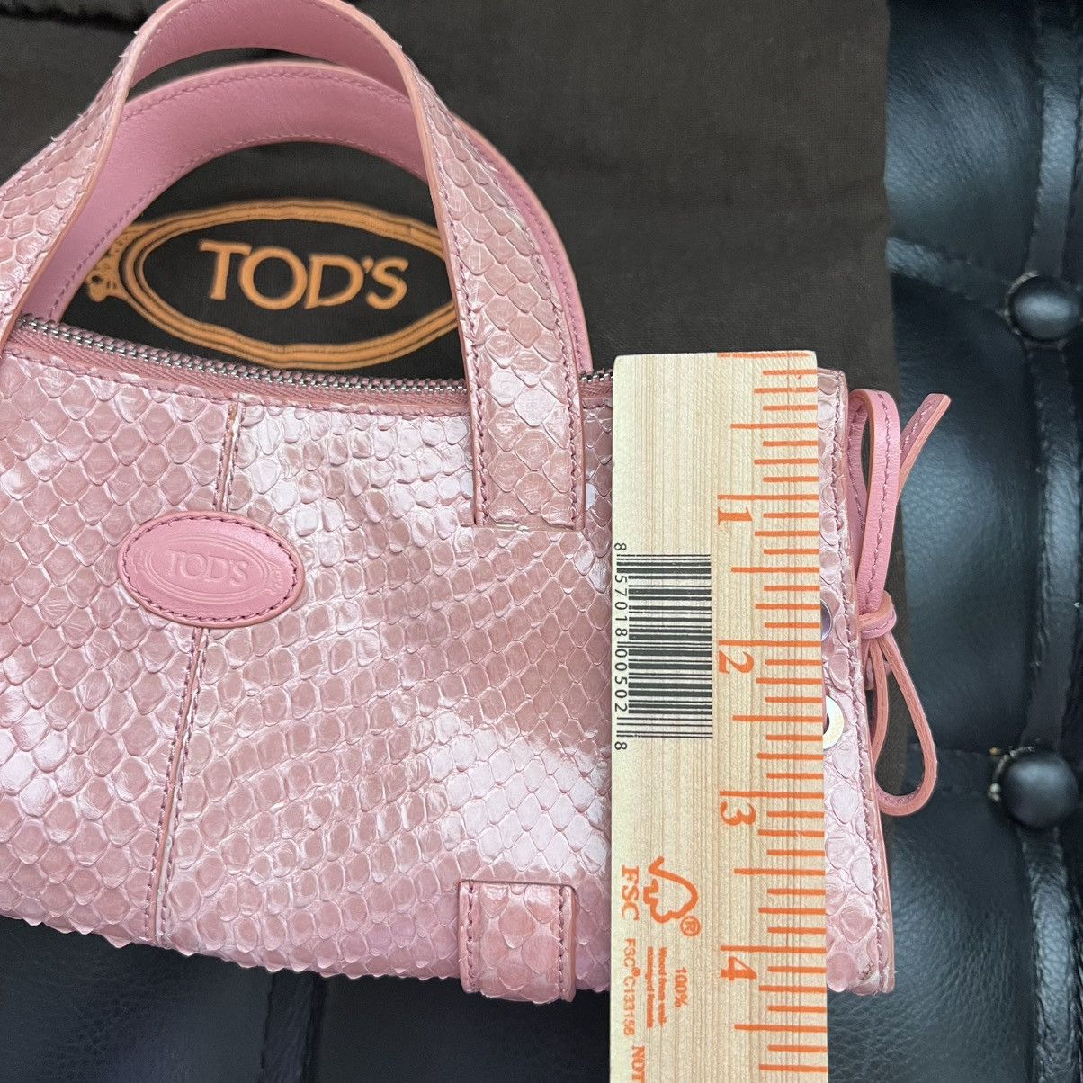 Tod's Tod’s Pink Mini Leather Bag Made in Italy w/ Dust Bag Size ONE SIZE - 12 Thumbnail