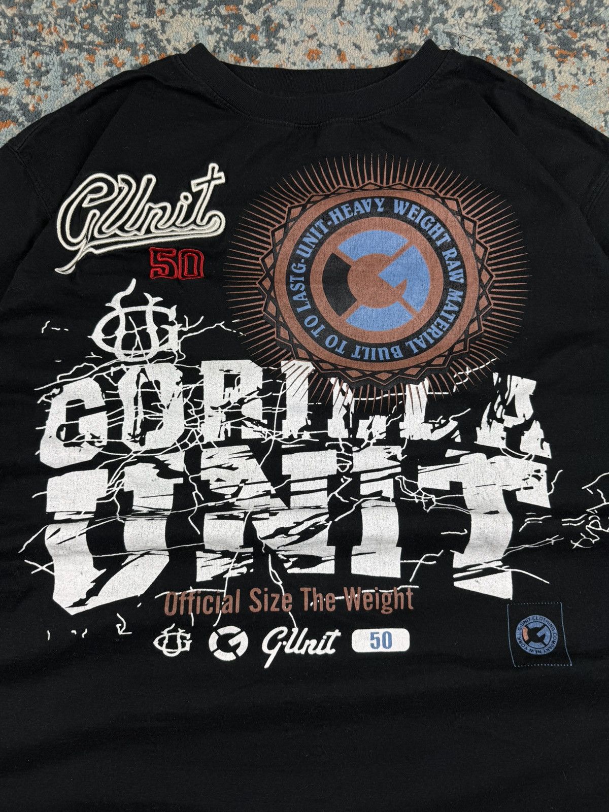 G-Unit × Vintage Vintage 90s G Unit 50 cent Gorillaz unit graphic tee Size US XL / EU 56 / 4 - 4 Thumbnail