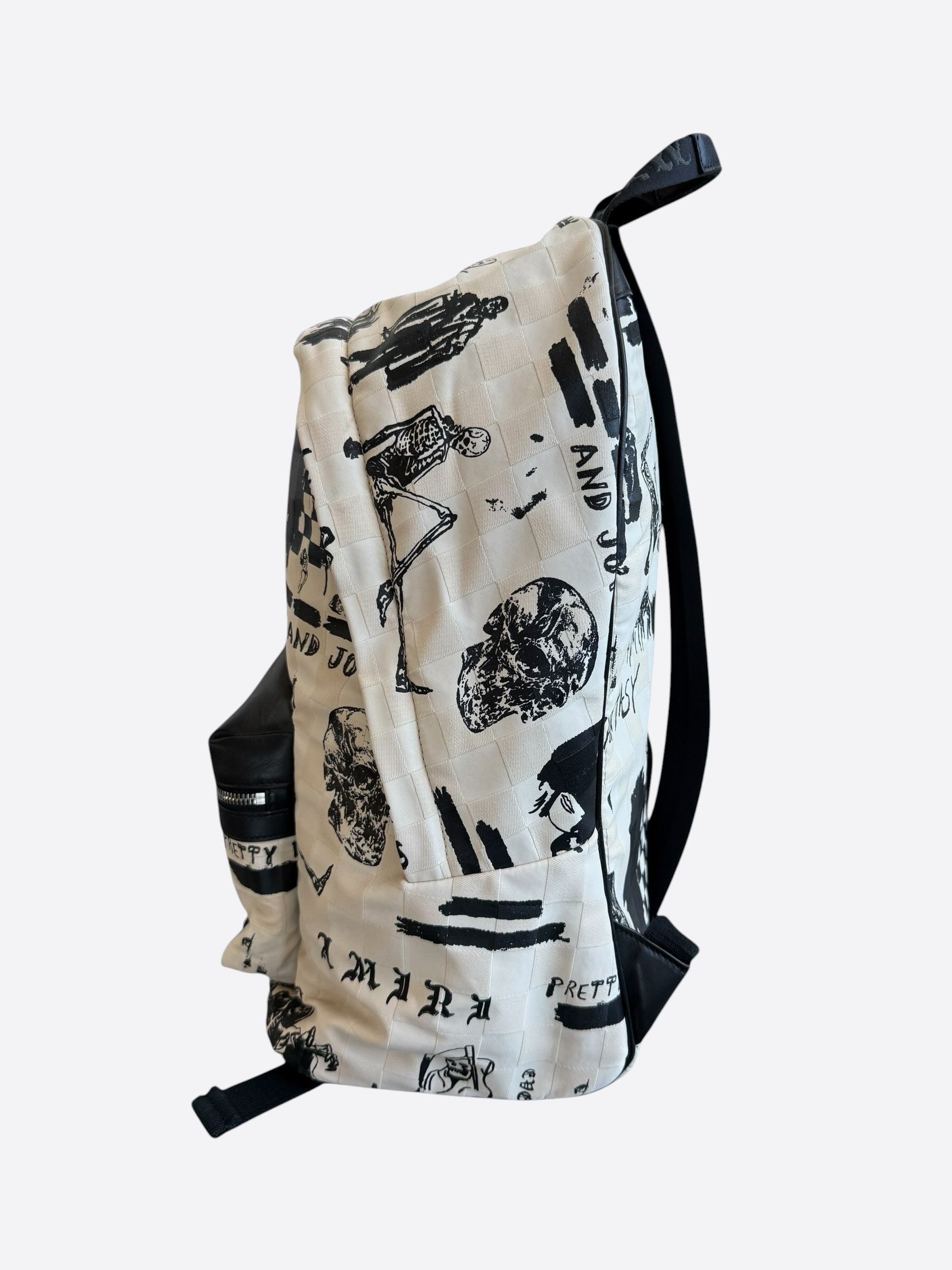 Amiri Amiri Wes Lang White & Sketch Graphic Backpack Size ONE SIZE - 4 Thumbnail