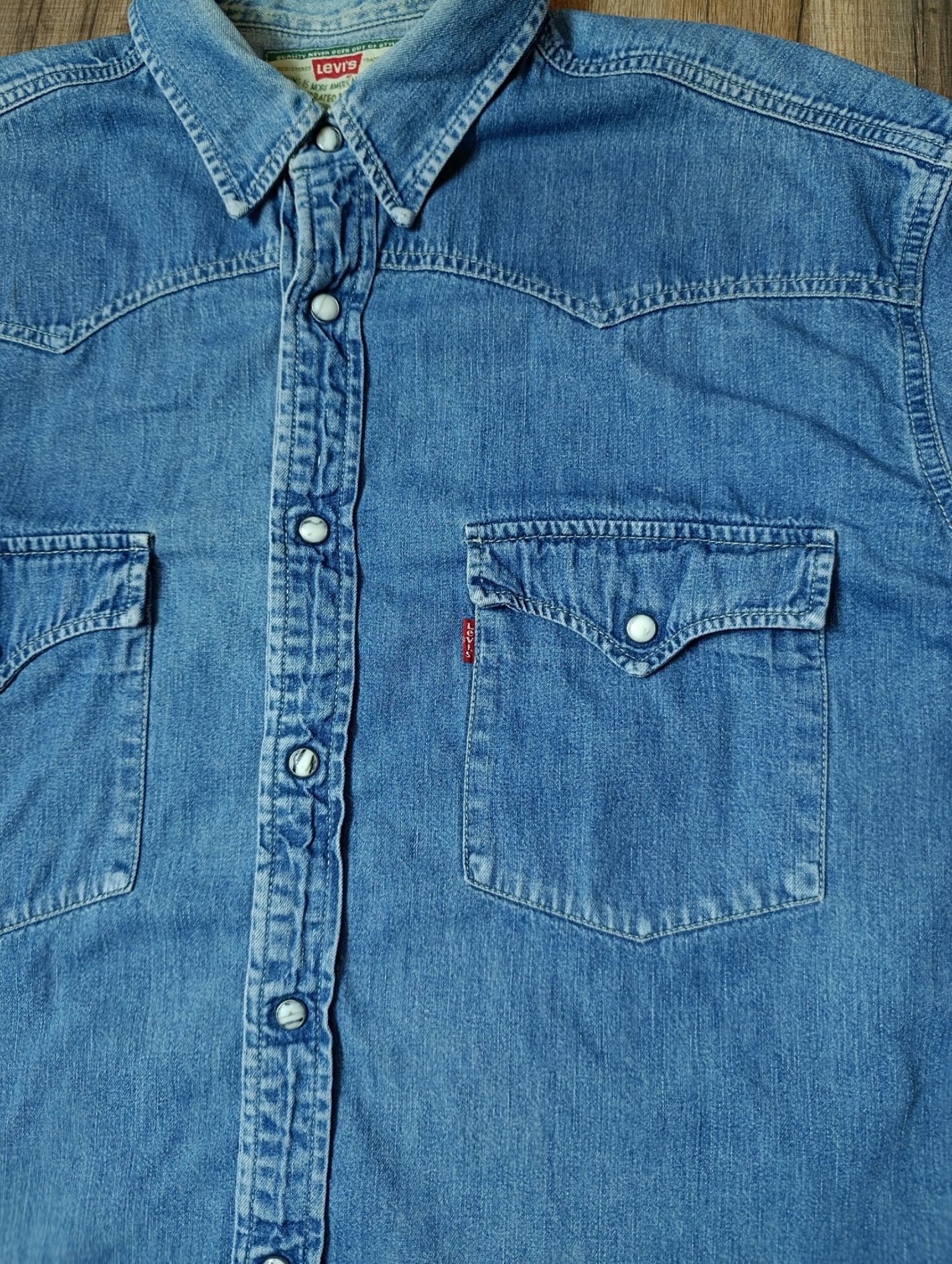 Levi's Vintage Levis Denim shirt Size US L / EU 52-54 / 3 - 7 Thumbnail