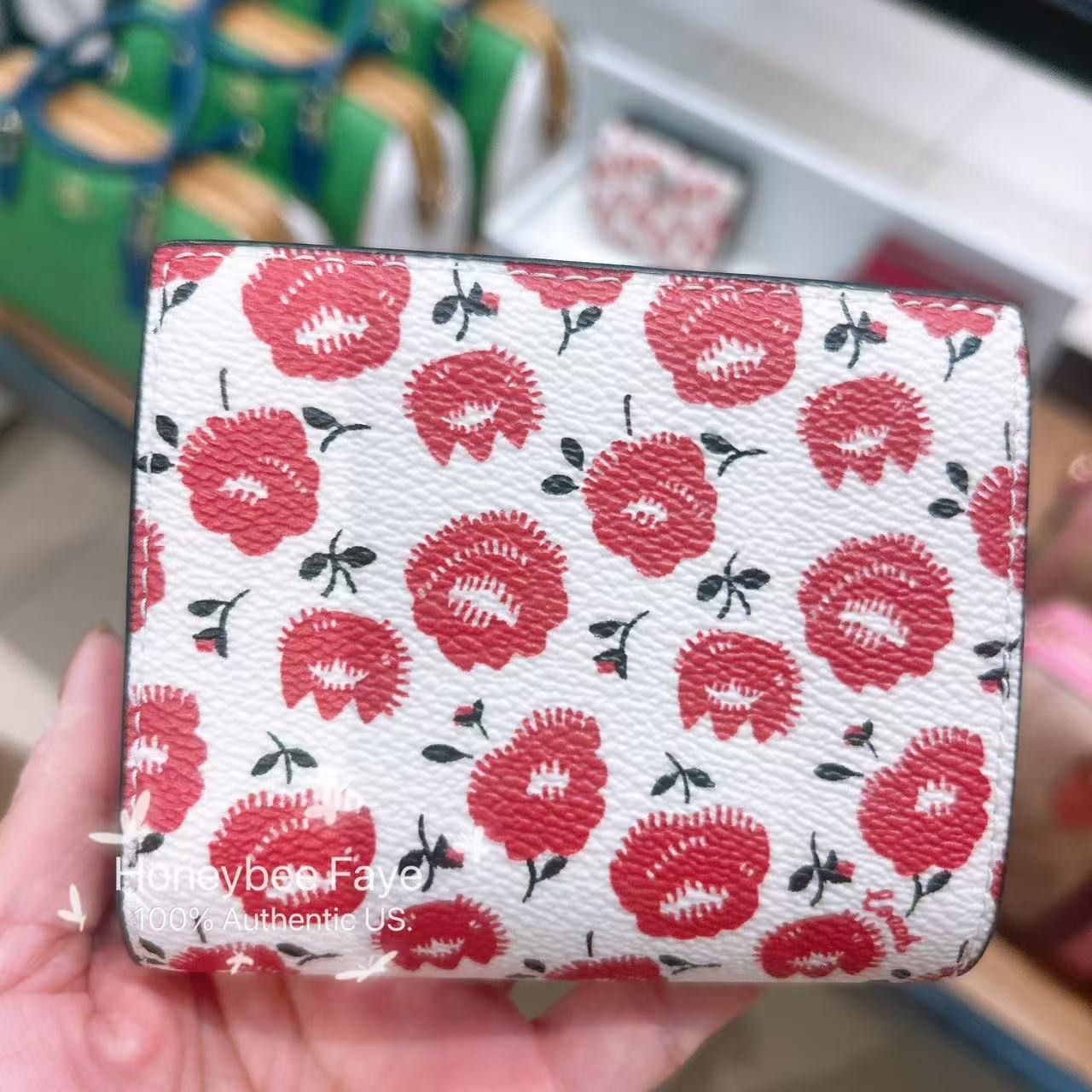 Coach Snap Wallet With Floral Print CBO76 Size ONE SIZE - 2 Thumbnail