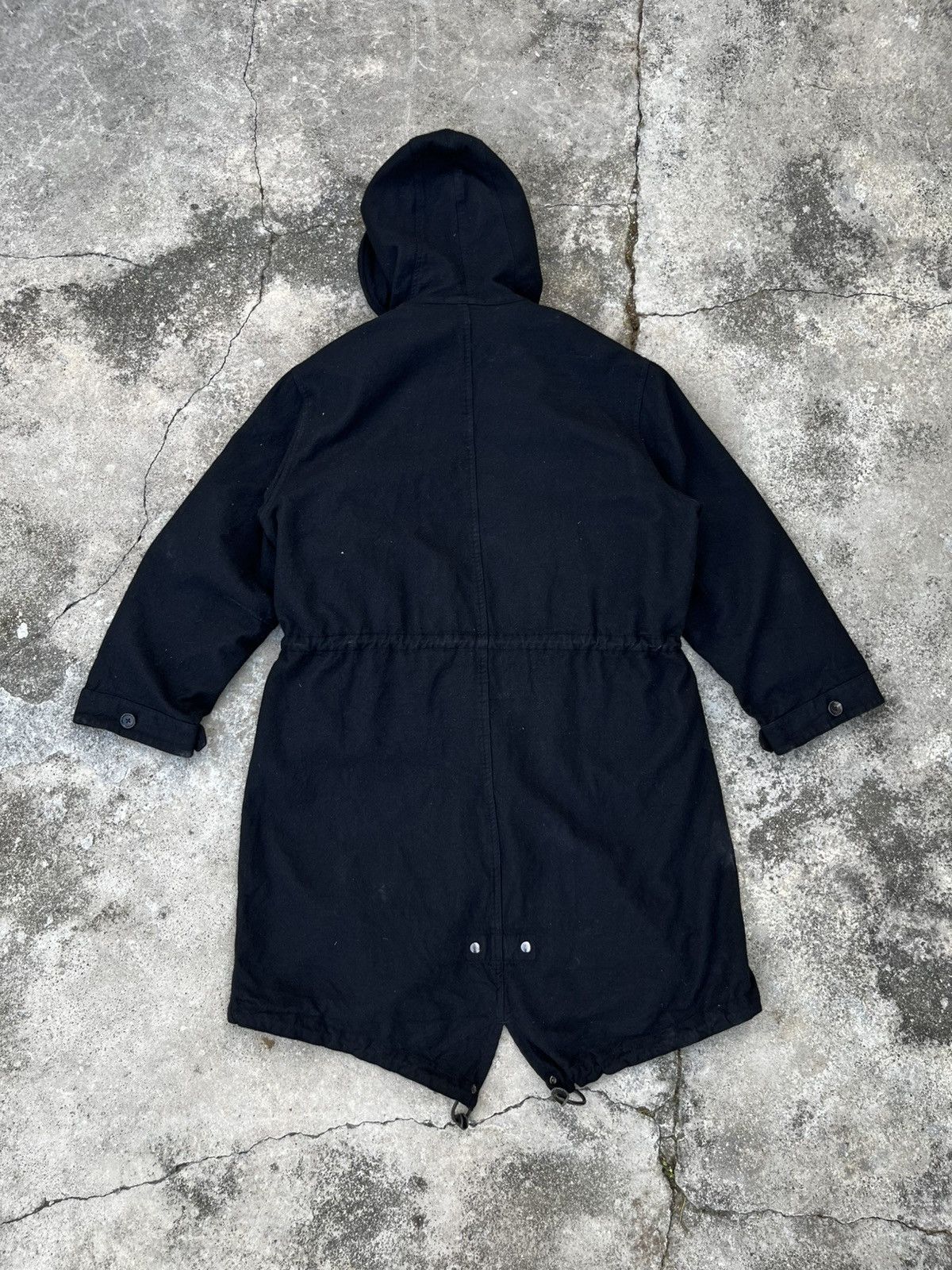Yohji Yamamoto VERY RARE🔥 YOHJI YAMAMOTO 03AW DOUBLE-SIDED WOOL COAT Size US L / EU 52-54 / 3 - 3 Thumbnail