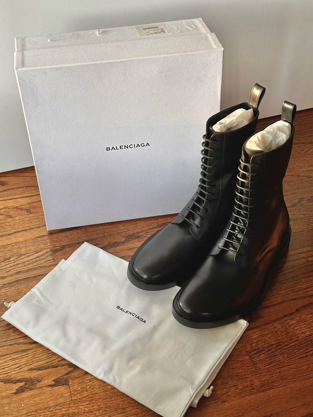 Balenciaga Balenciaga Calfskin Halfboot - Size 44 Size US 11 / EU 44 - 10 Thumbnail