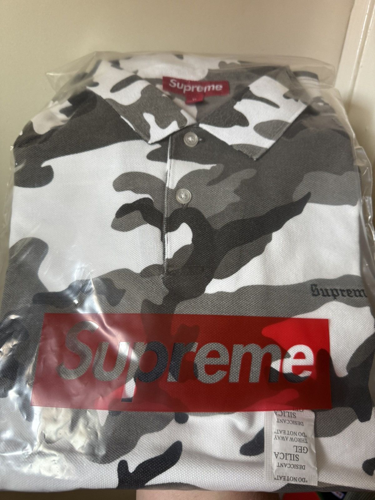 Supreme Supreme Washed Camo Polo Shirt | Grailed