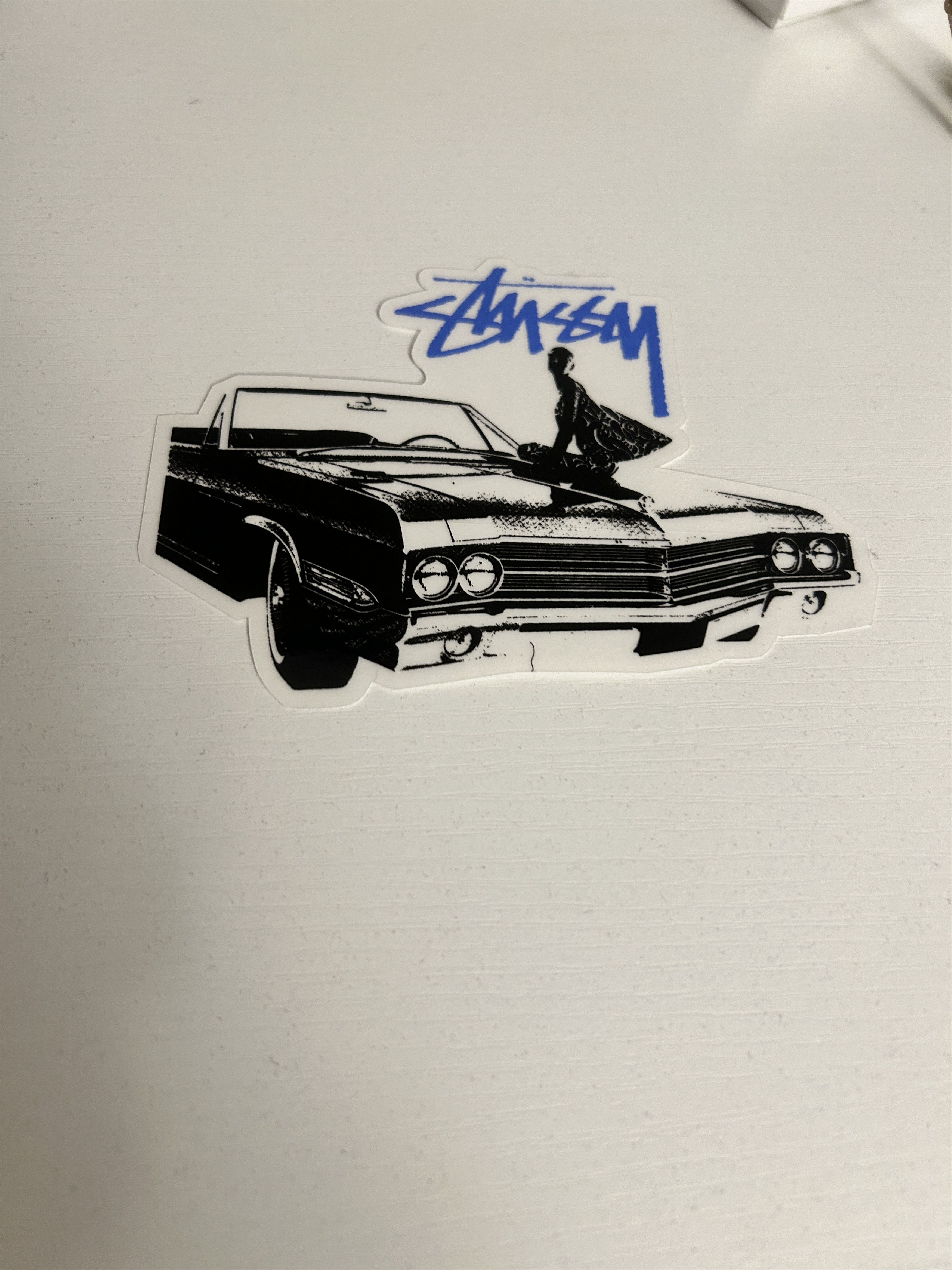 Stussy crown car sticker Black lime Size ONE SIZE - 1 Preview