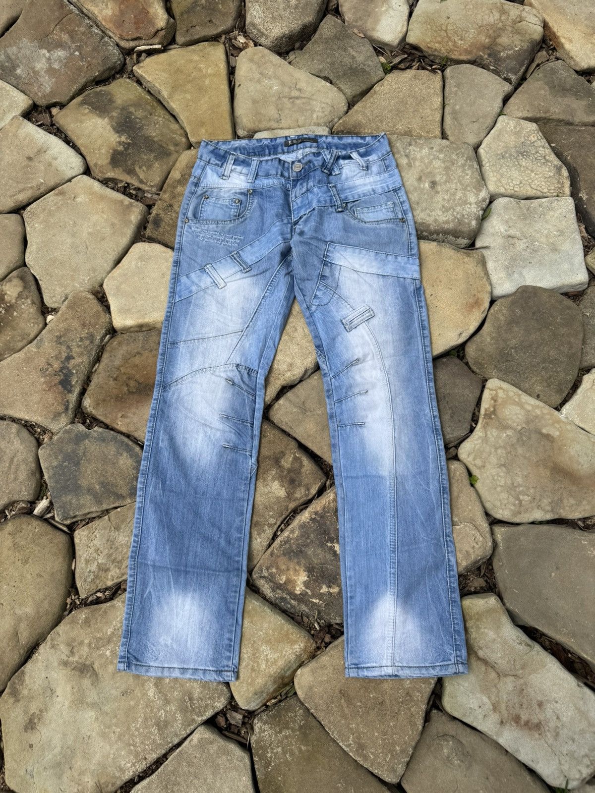 Vintage Vintage Cosmo Lupo Y2k Distressed Pants Size US 30 / EU 46 - 3 Thumbnail