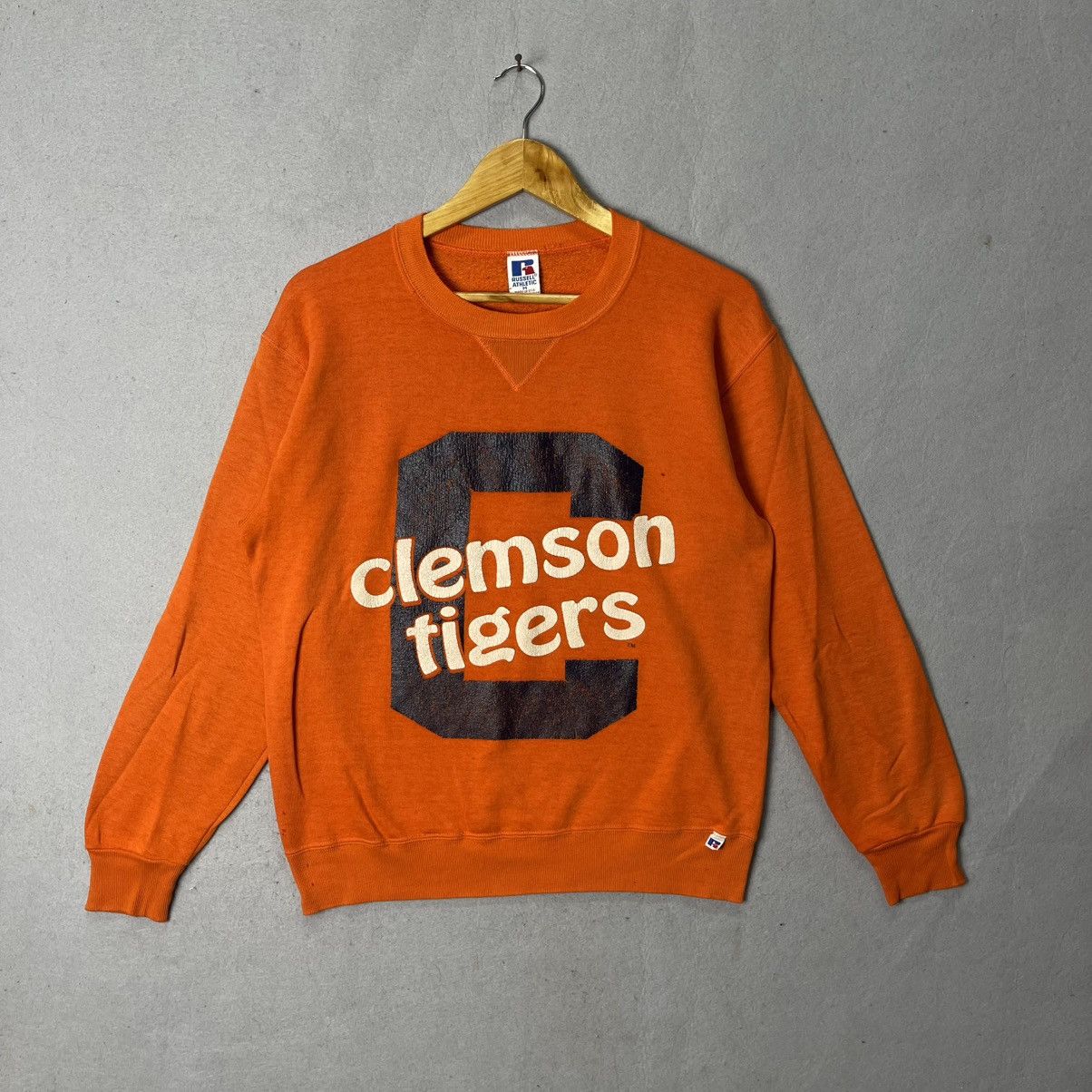 Russell Athletic 90s Russell Athletic Clemson Tigers Sweatshirt Size US M / EU 48-50 / 2 - 1 Thumbnail