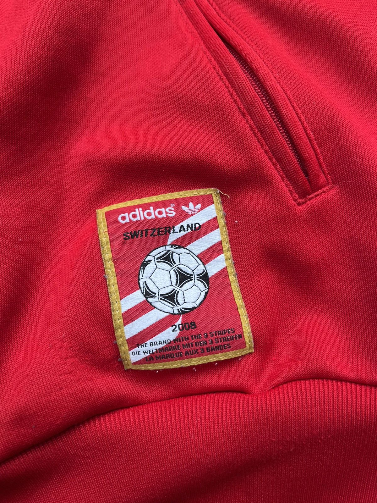 Adidas Jacket Adidas Switzerland 2008 vintage mens rare Size US S / EU 44-46 / 1 - 5 Thumbnail
