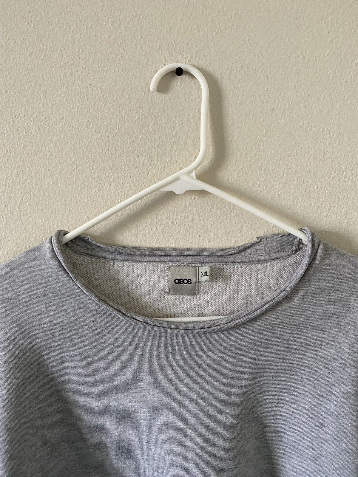 Asos ASOS Sweatshirt With Waffle Hem & Cuff Zips Size US XL / EU 56 / 4 - 3 Thumbnail