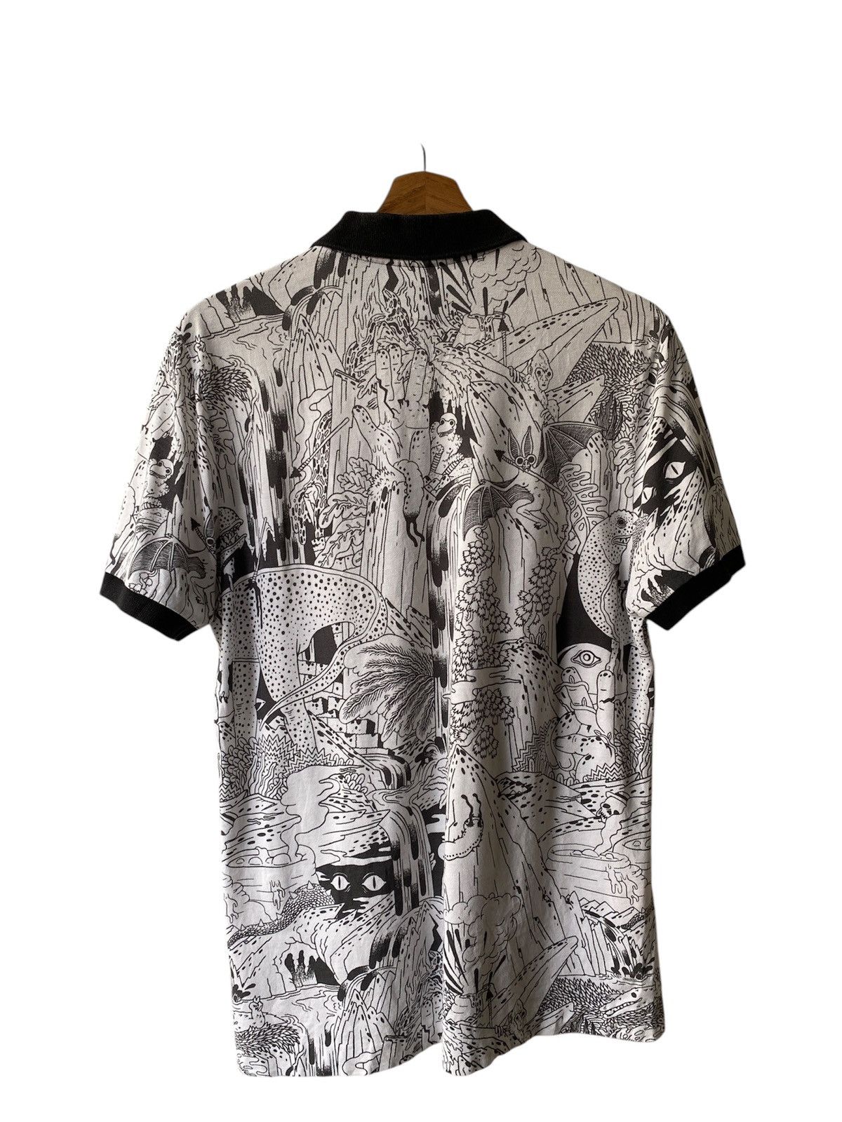 Lacoste × Vintage Lacoste x Micah Lidberg Overprint Polos Shirt Size US M / EU 48-50 / 2 - 2 Thumbnail